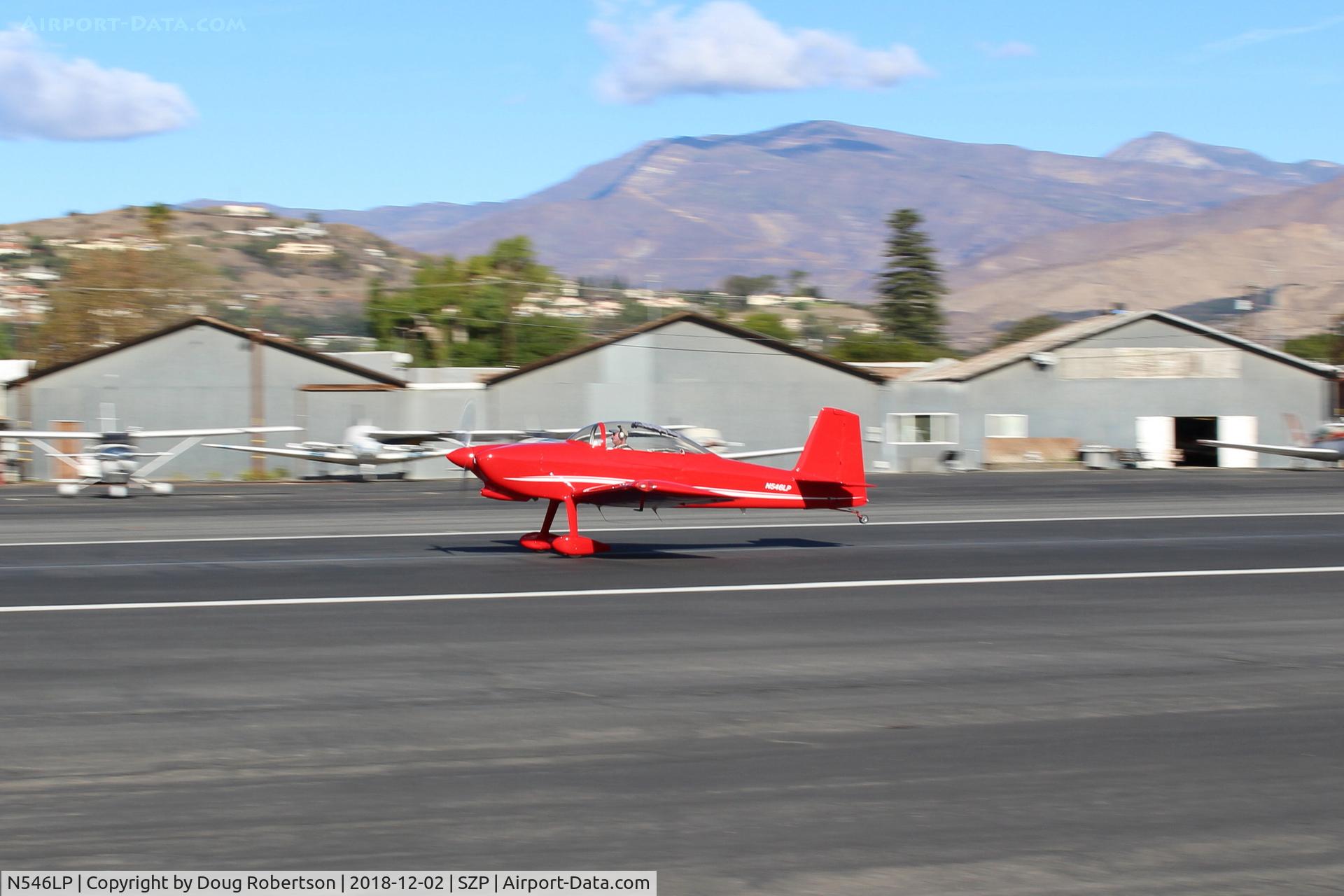 N546LP, Vans RV-8 C/N 82726, 2007 Obrien SPECIAL Vans RV-8, Lycoming IO-360 EXP, takeoff roll Rwy 22