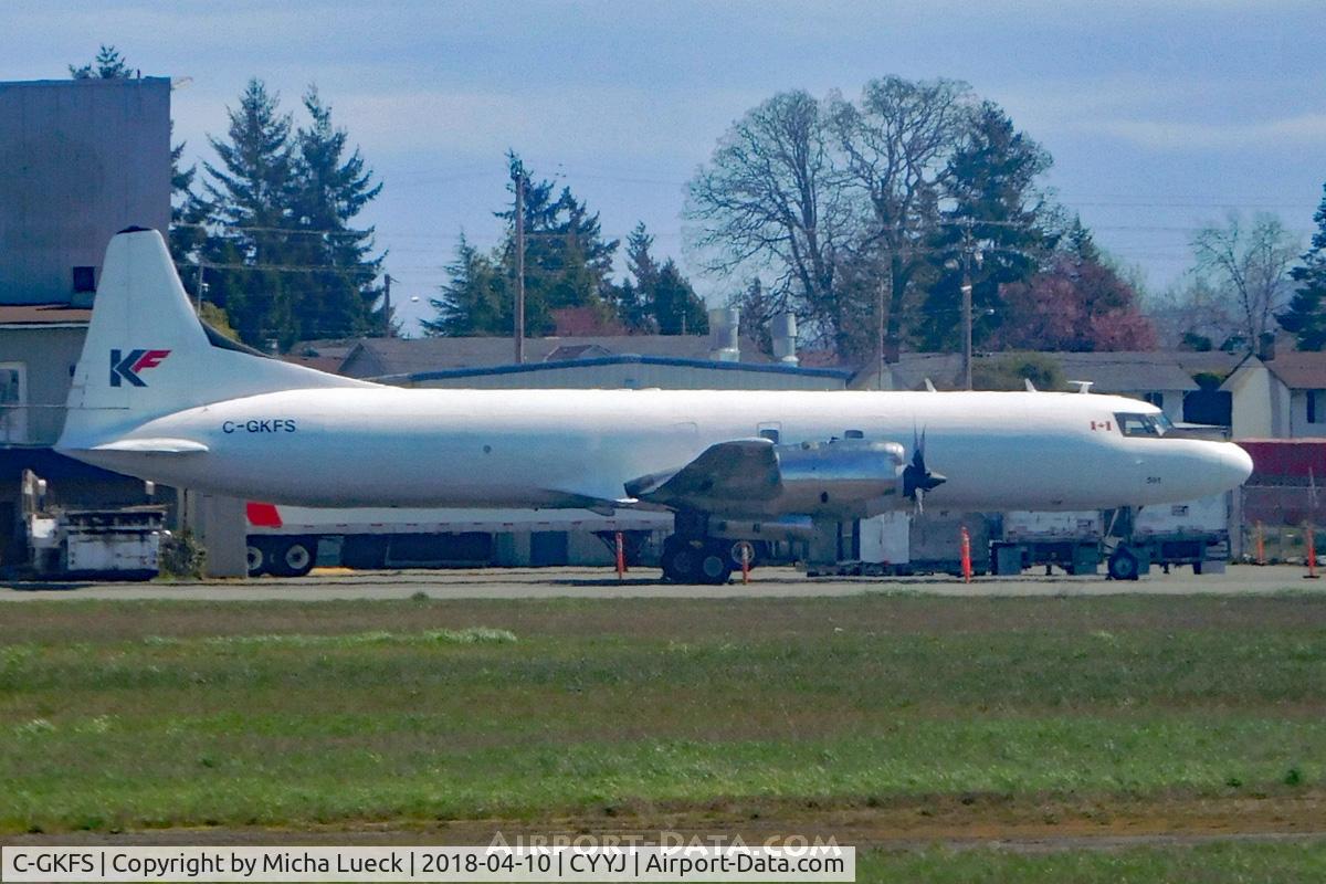 C-GKFS, 1955 Convair 580 C/N 277, At Victoria
