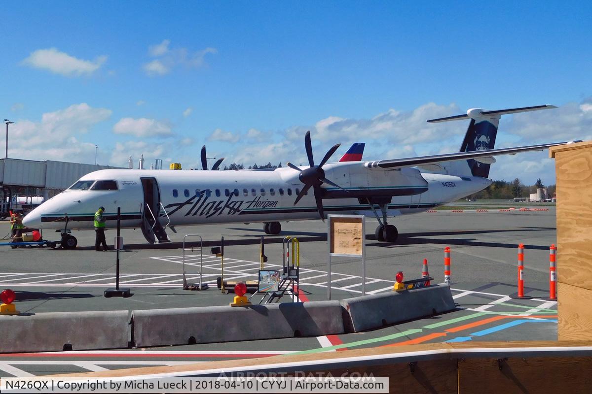 N426QX, 2007 Bombardier DHC-8-402 Dash 8 C/N 4154, At Victoria