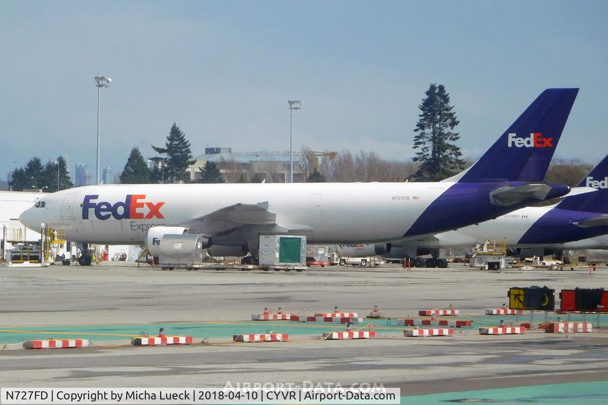 N727FD, 1990 Airbus A300B4-622R /F C/N 579, At Vancouver