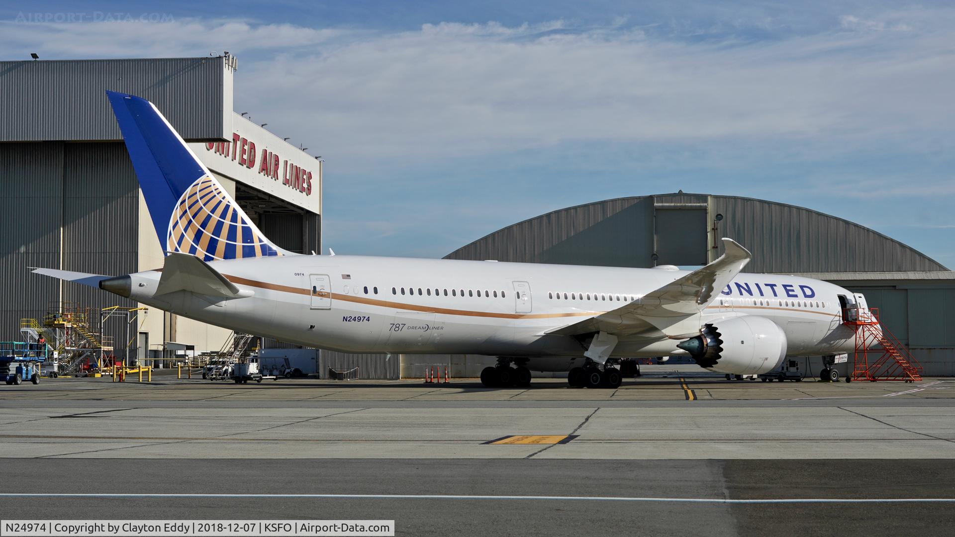 N24974, 2018 Boeing 787-9 Dreamliner Dreamliner C/N 40942, SFO 2018.
