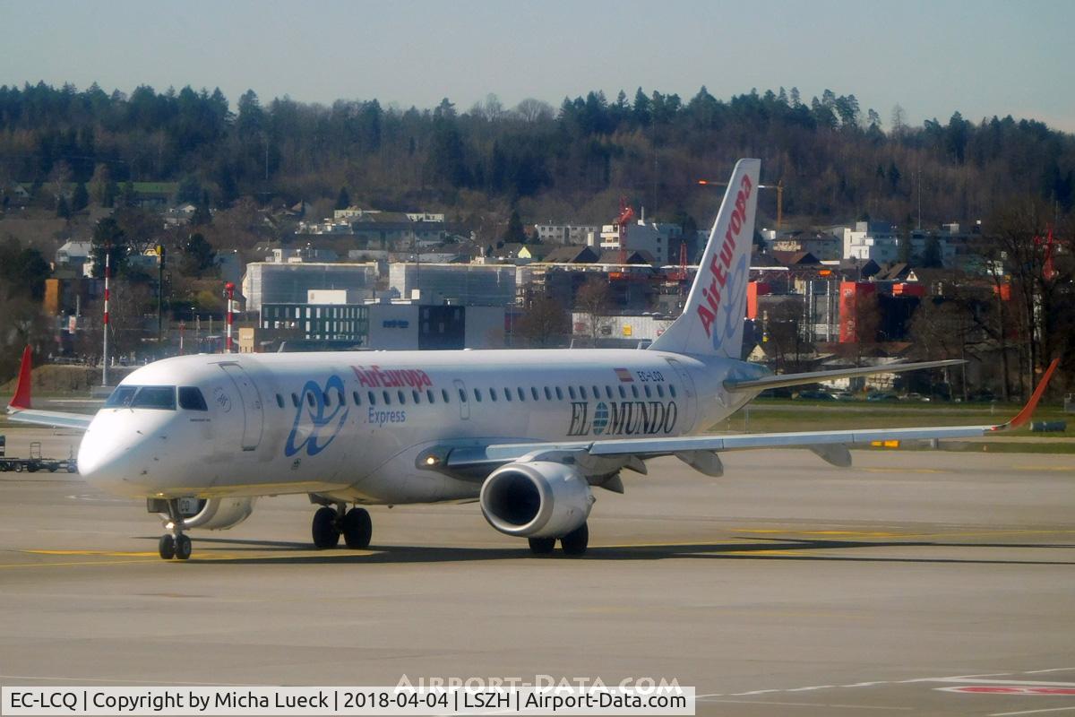 EC-LCQ, 2010 Embraer 195LR (ERJ-190-200LR) C/N 19000303, At Zurich