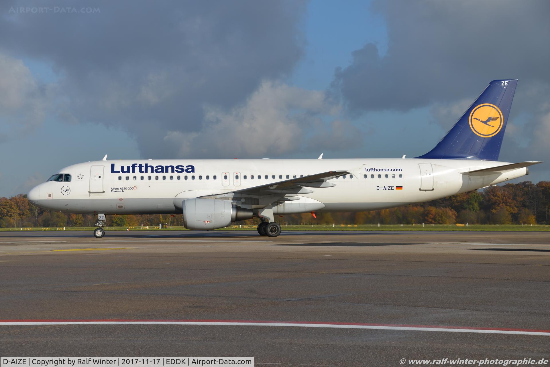 D-AIZE, 2010 Airbus A320-214 C/N 4261, Airbus A320-214 - LH DLH Lufthansa - 4261 - D-AIZE - 17.11.2017 - CGN