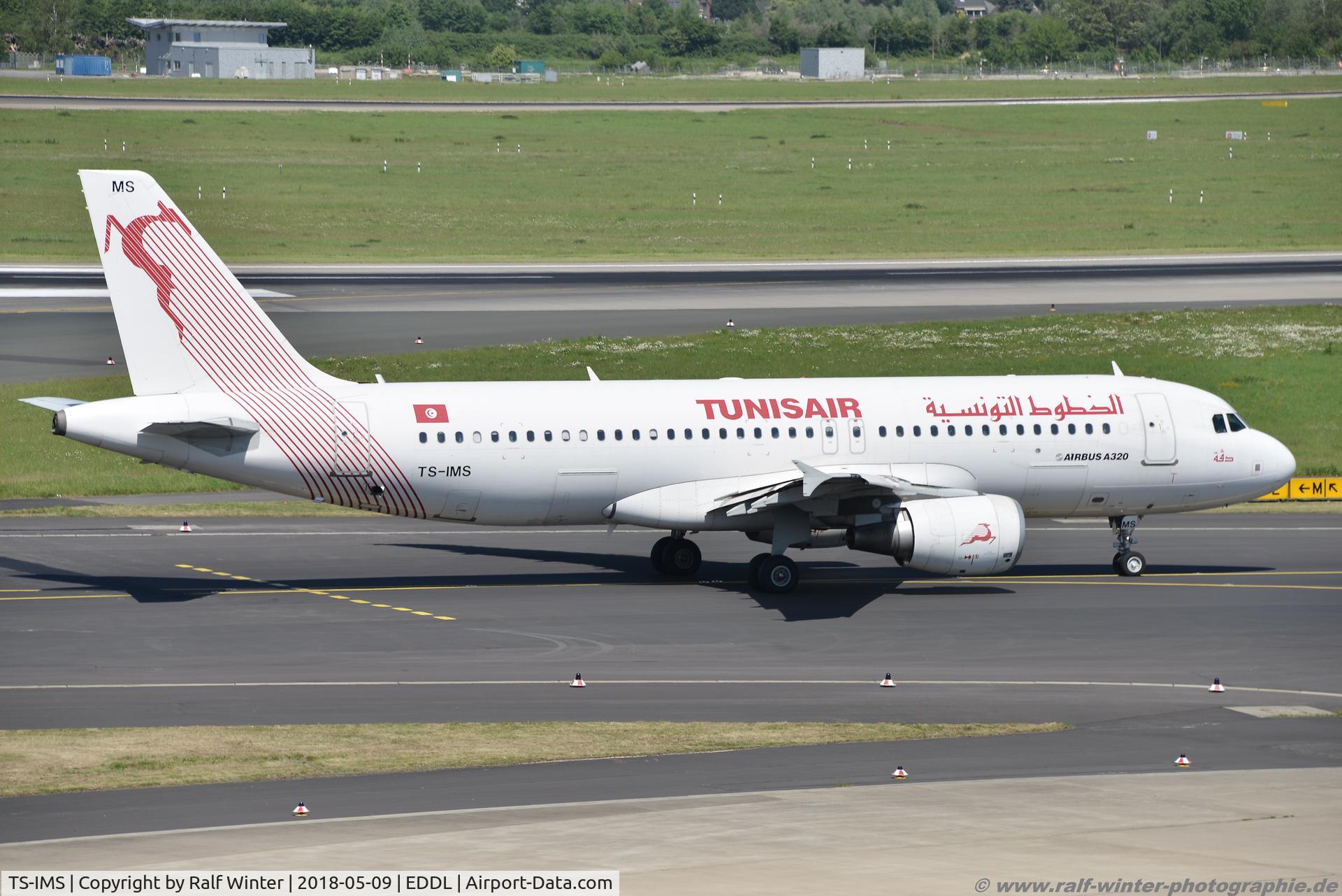 TS-IMS, 2011 Airbus A320-214 C/N 4689, Airbus A320-214 - TU TAR Tunisair 'Dougga' - 4689 - TS-IMS - 09.05.2018 - DUS
