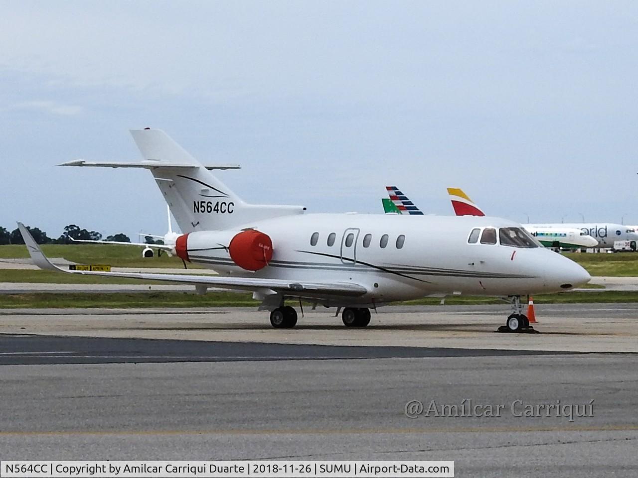 N564CC, 1996 Raytheon Hawker 800XP C/N 258287, Landed at SUMU