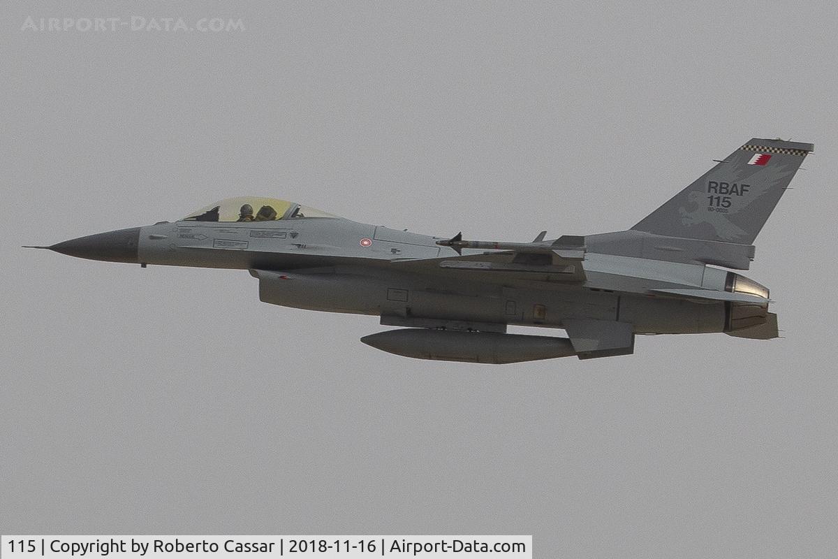115, Lockheed Martin F-16C Fighting Falcon C/N AC-8, BIAS 2018 - SAKHIR AIRBASE OBKH
