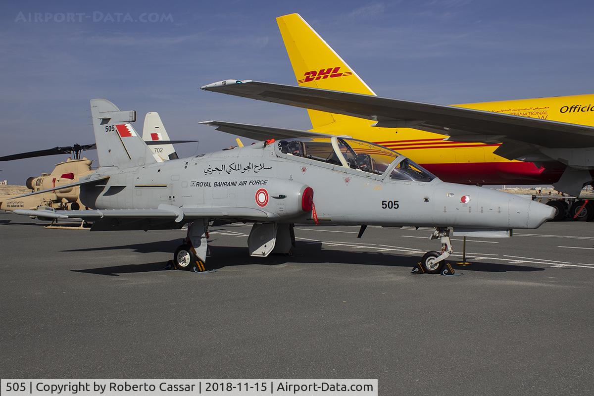 505, British Aerospace Hawk Mk.129 C/N BT002/1342, BIAS 2018 - SAKHIR AIRBASE OBKH