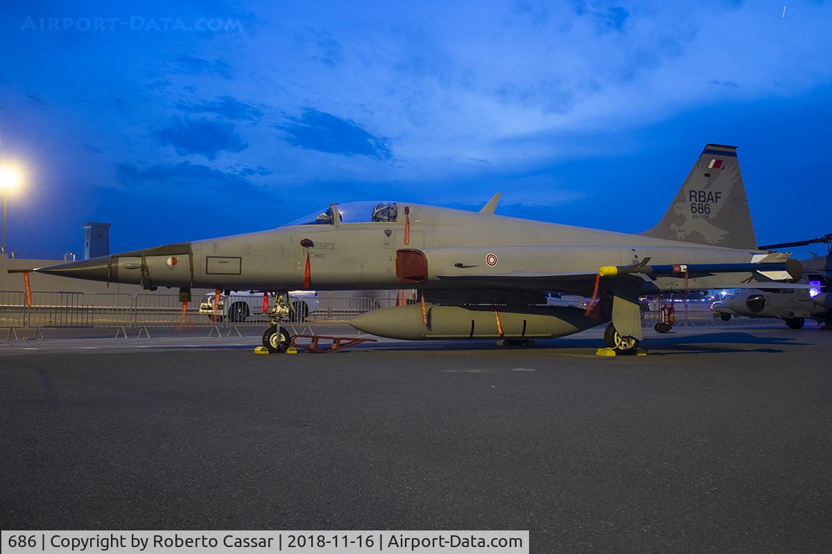 686, 1985 Northrop F-5E Tiger II C/N HY.1006, BIAS 2018 - SAKHIR AIRBASE OBKH