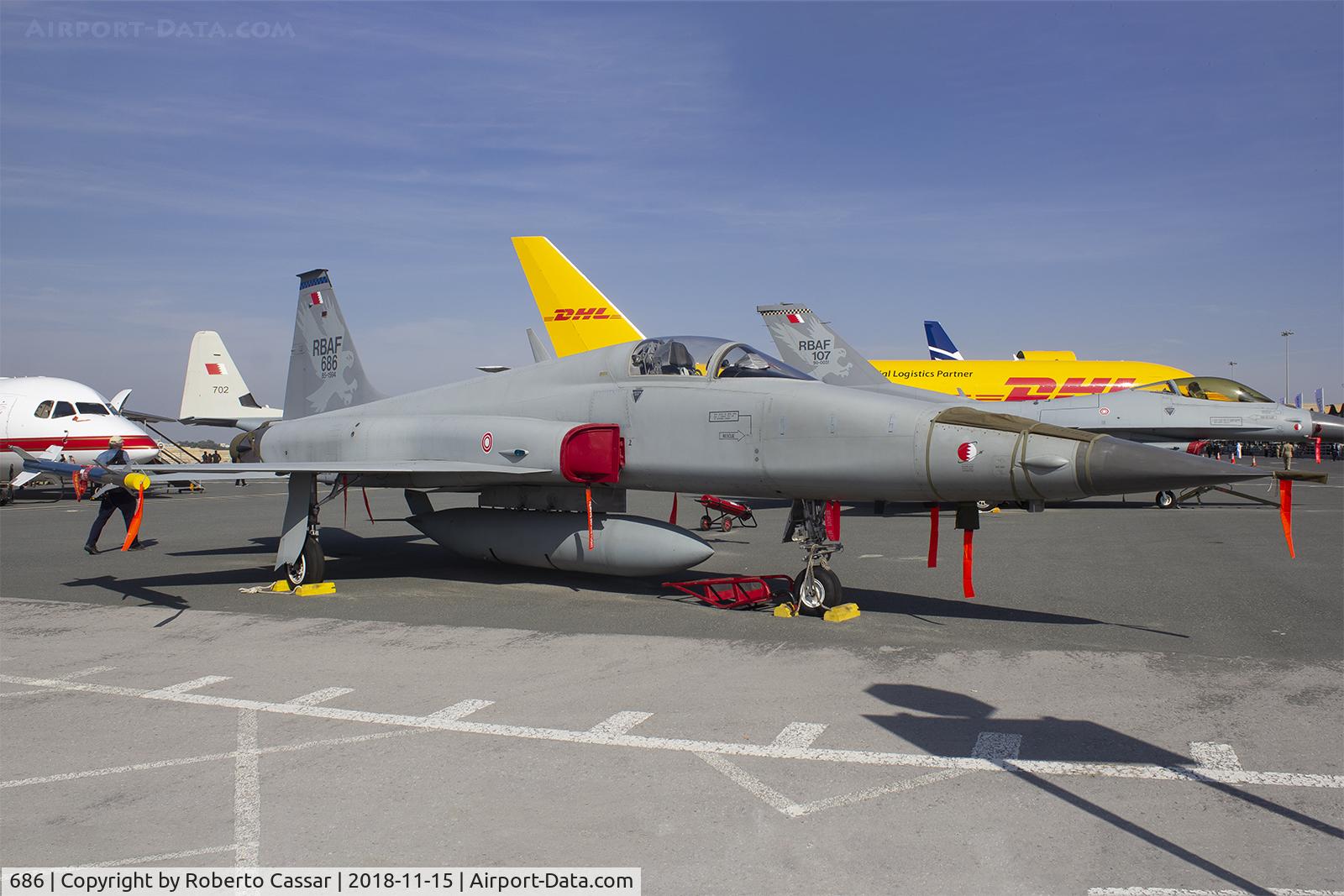 686, 1985 Northrop F-5E Tiger II C/N HY.1006, BIAS 2018 - SAKHIR AIRBASE OBKH