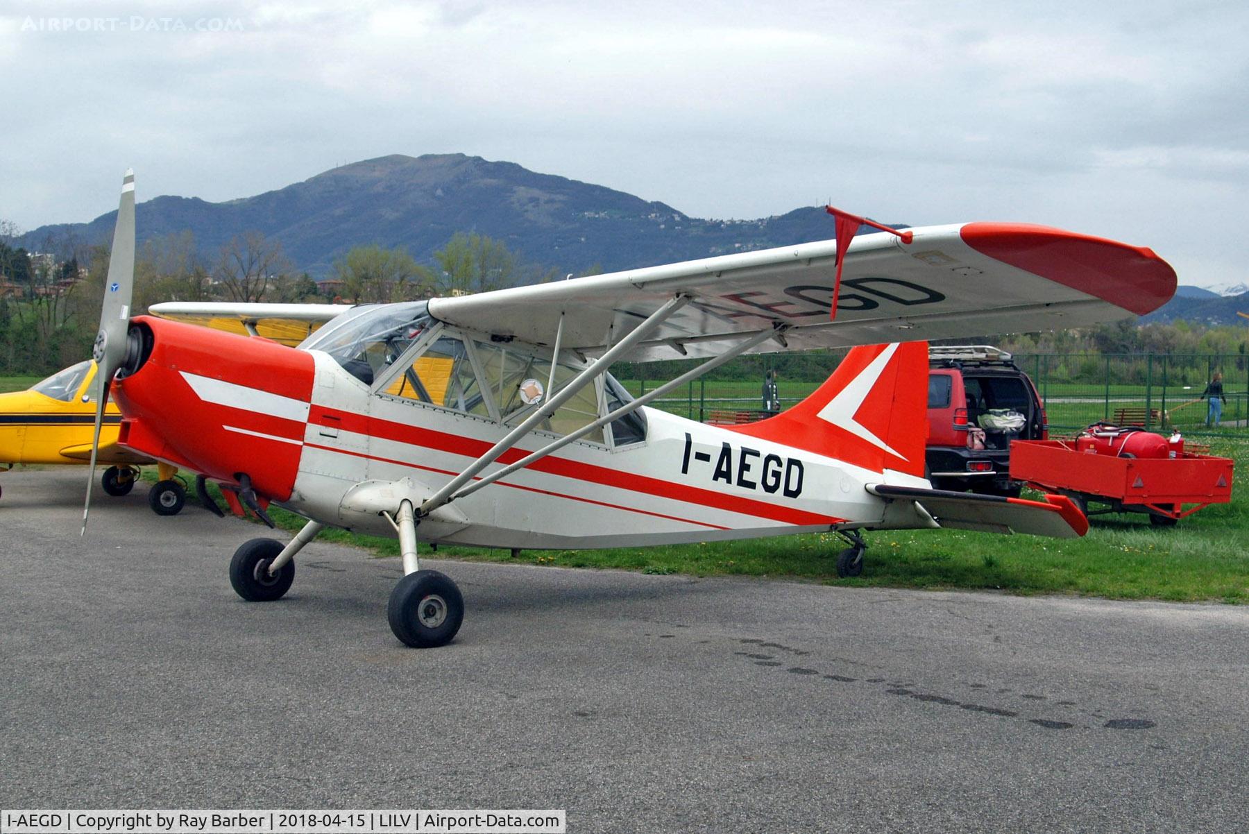I-AEGD, 1942 Stinson L-5 Sentinel C/N 76-1231, I-AEGD   Stinson L-5 Sentinel [MM52847] Valbembro~I 15/04/2018