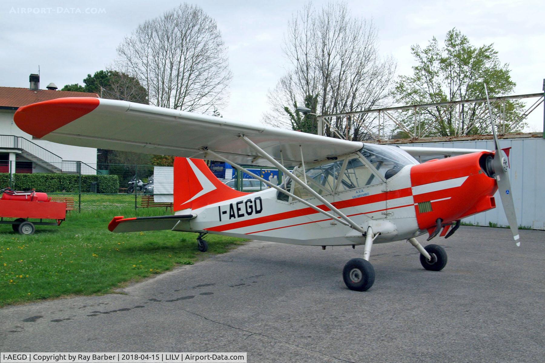 I-AEGD, 1942 Stinson L-5 Sentinel C/N 76-1231, I-AEGD   Stinson L-5 Sentinel [MM52847] Valbembro~I 15/04/2018