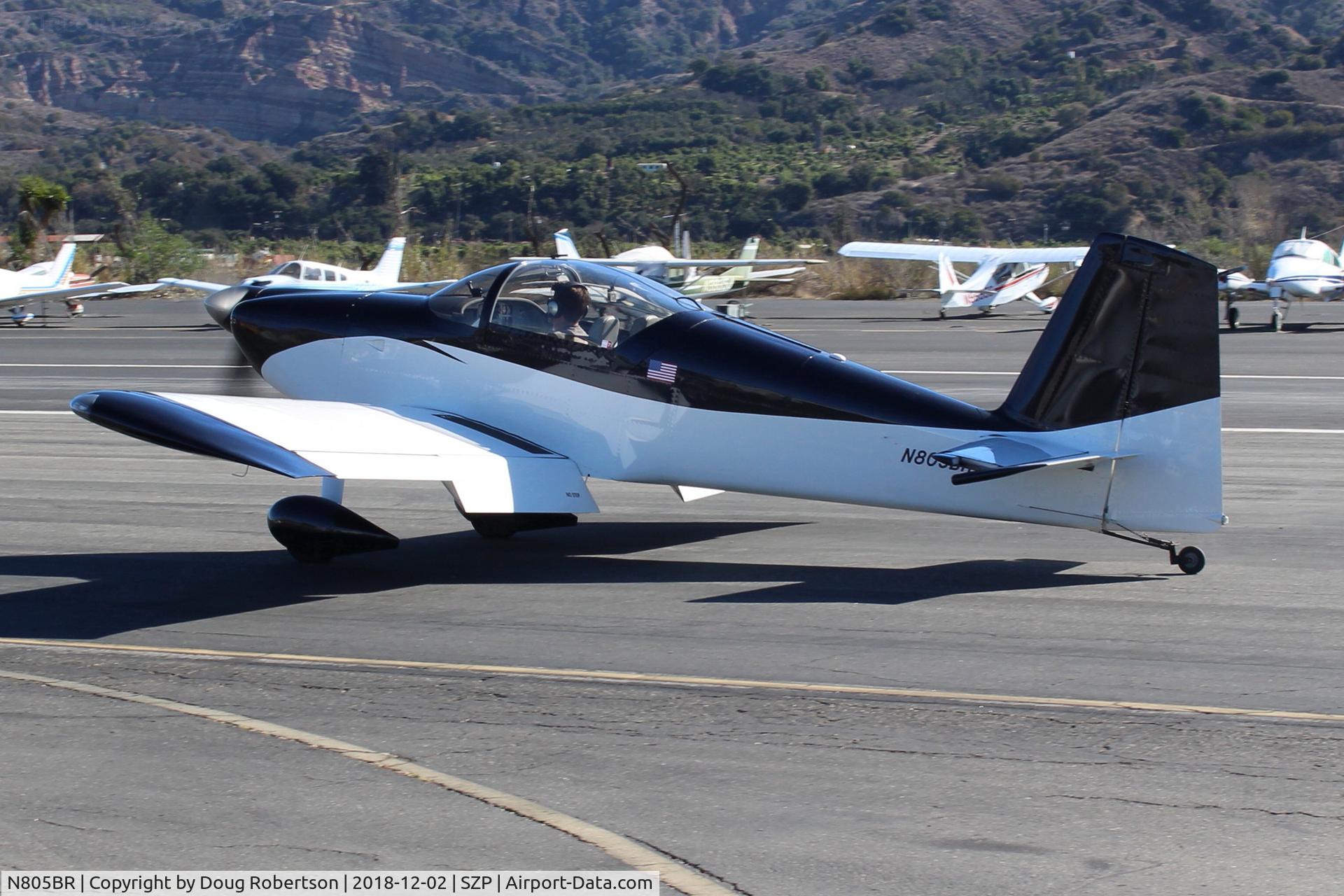 N805BR, 2016 Vans RV-7 C/N 71694, 2016 BRIGGS VANs RV-7, Lycoming IO-375-M1S, taxi back