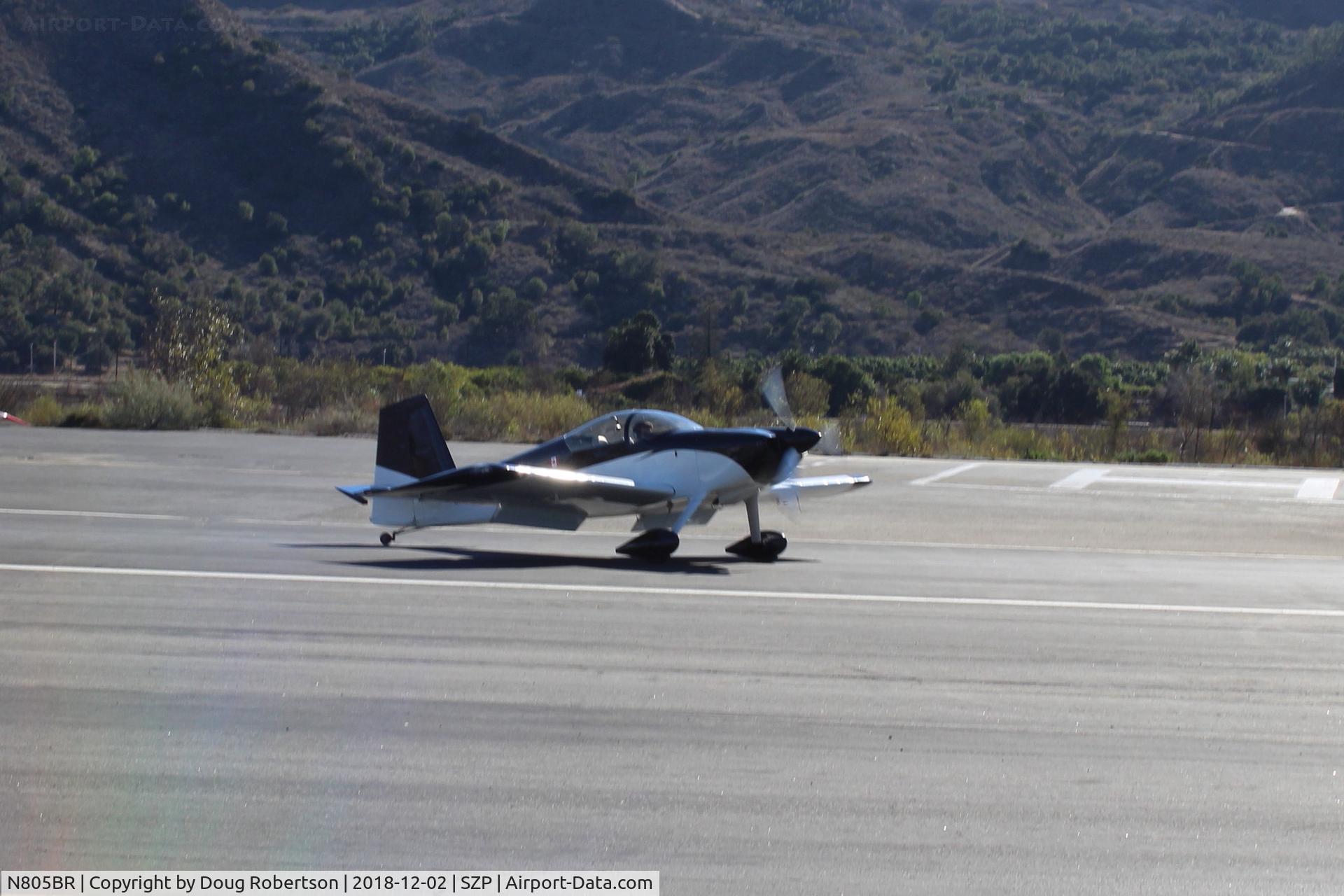 N805BR, 2016 Vans RV-7 C/N 71694, 2016 BRIGGS VANs RV-7, Lycoming IO-375-M1S, taxi off the active