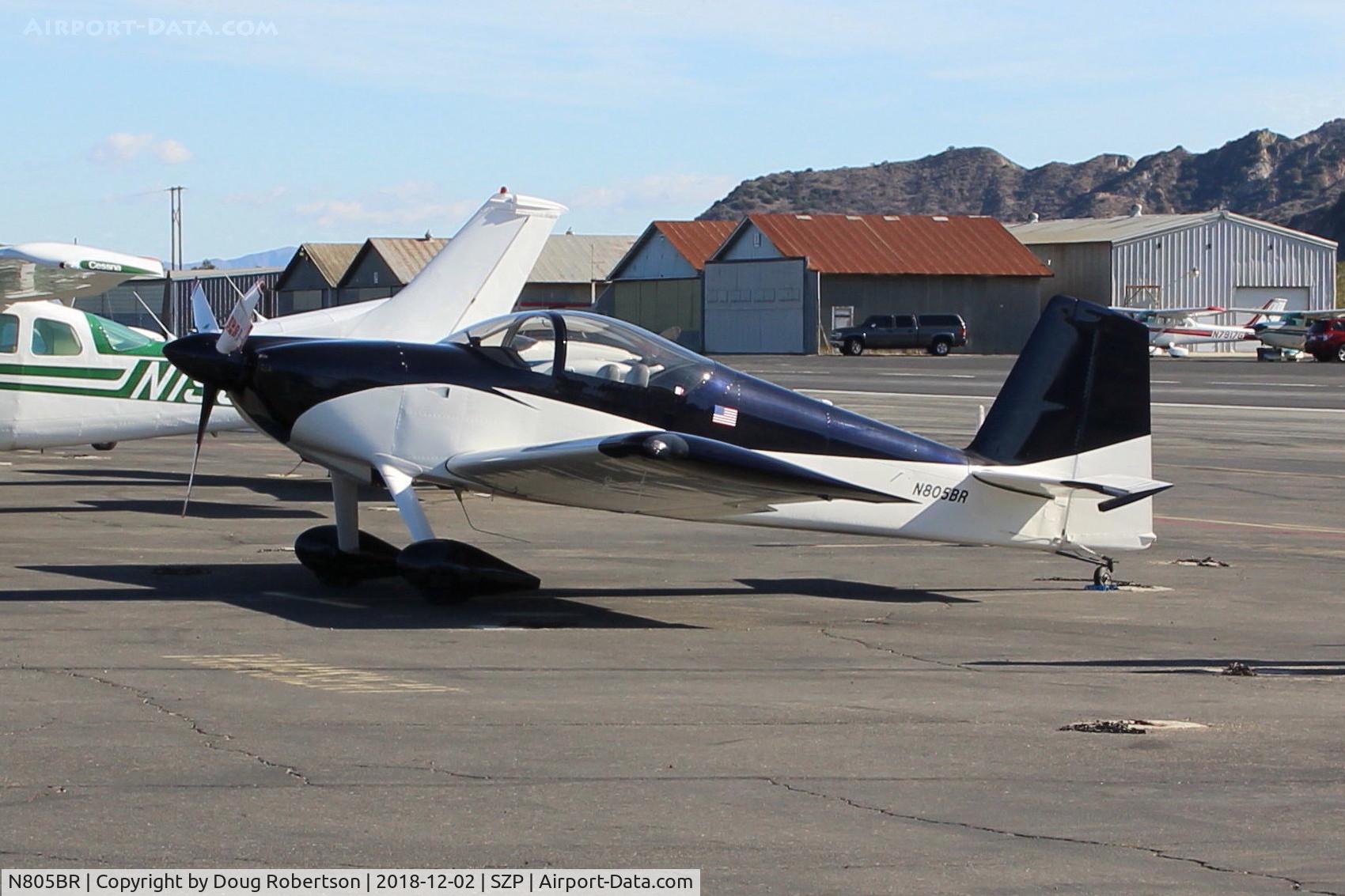 N805BR, 2016 Vans RV-7 C/N 71694, 2016 BRIGGS VANs RV-7, Lycoming IO-375-M1S, on Transient Ramp