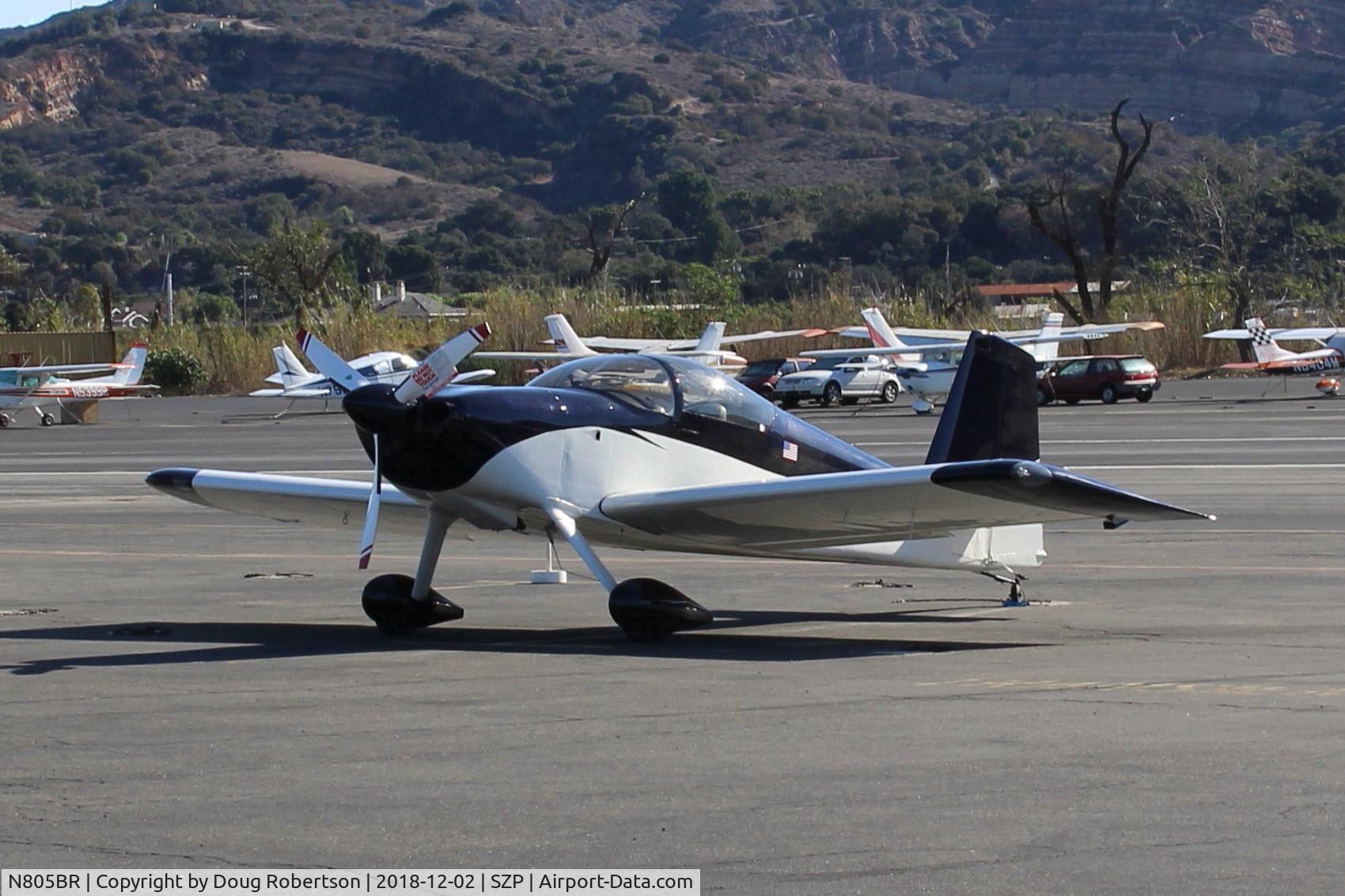 N805BR, 2016 Vans RV-7 C/N 71694, 2016 BRIGGS VANs RV-7, Lycoming IO-375-M1S, on Transient Ramp