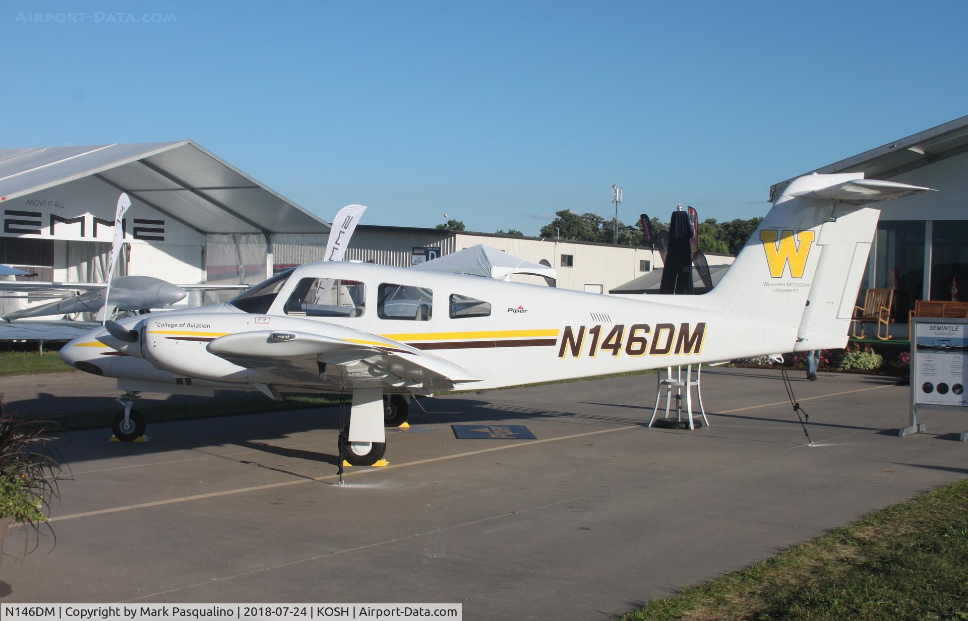 N146DM, 2018 Piper PA-44-180 Seminole C/N 4496427, Piper PA-44-180