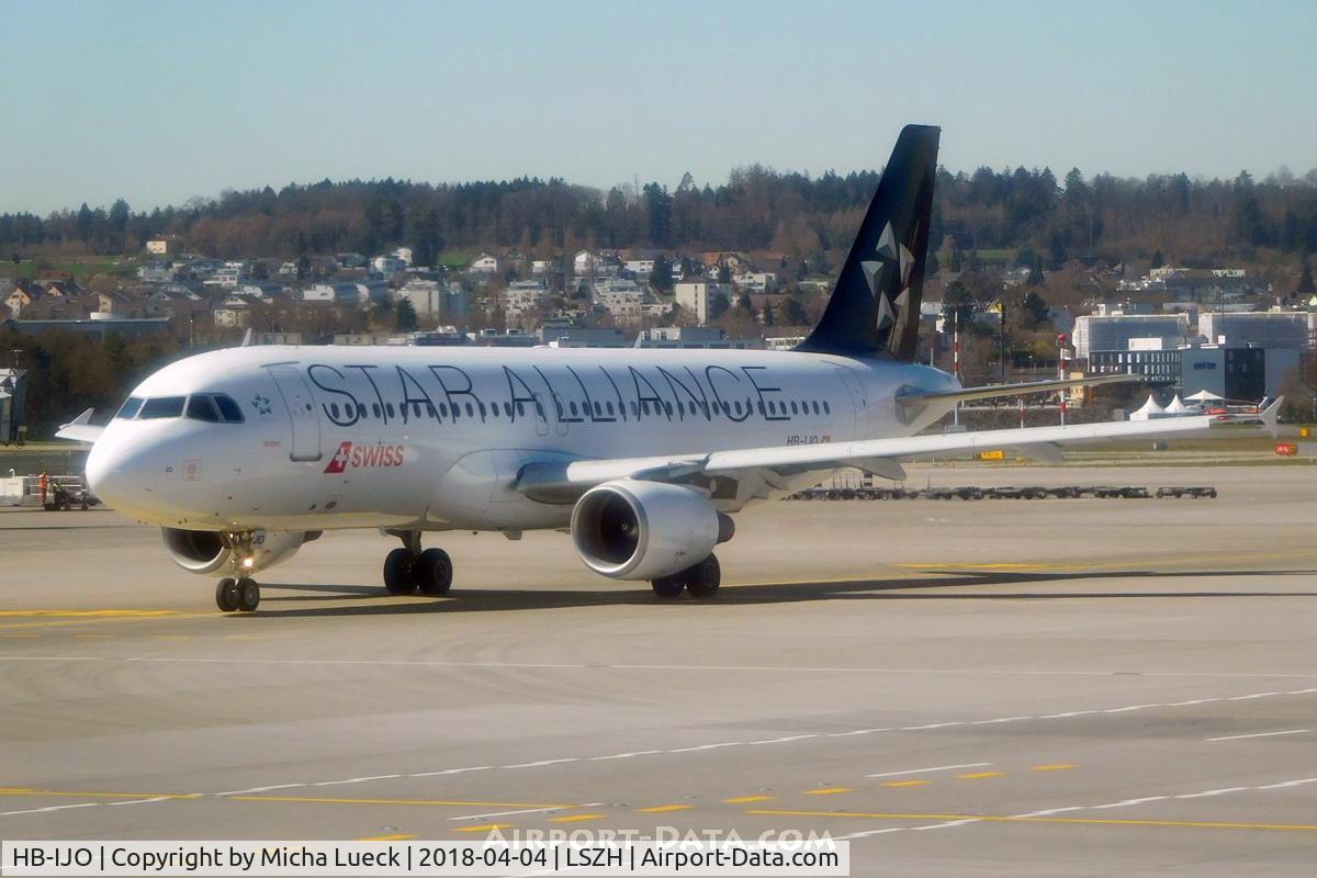 HB-IJO, 1997 Airbus A320-214 C/N 673, At Zurich