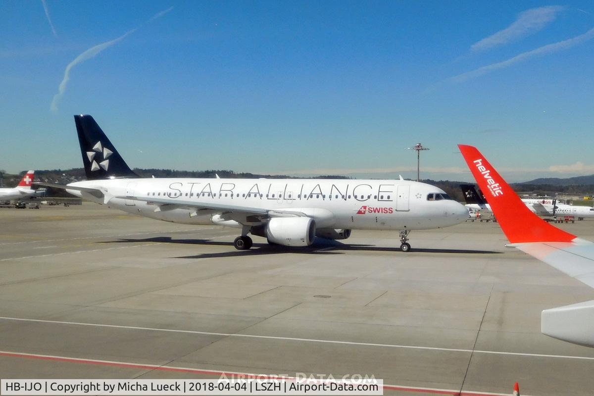 HB-IJO, 1997 Airbus A320-214 C/N 673, At Zurich