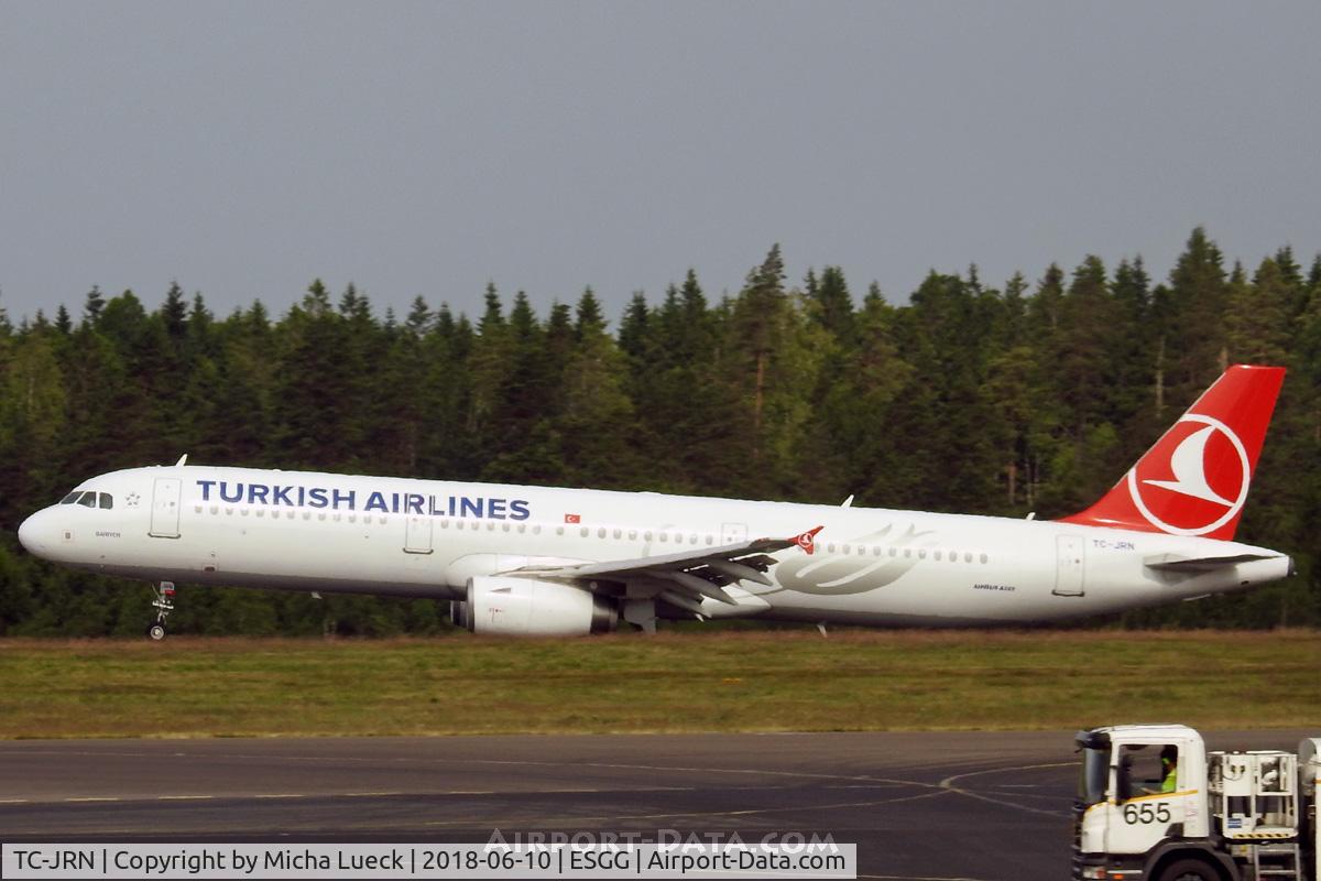 TC-JRN, 2011 Airbus A321-231 C/N 4654, At Gothenburg