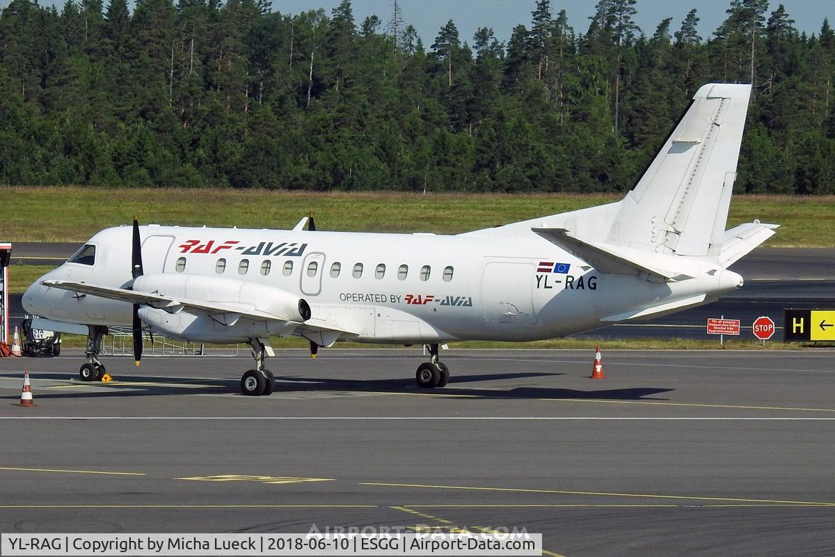 YL-RAG, 1986 Saab SF340A(F) C/N 340A-052, At Gothenburg