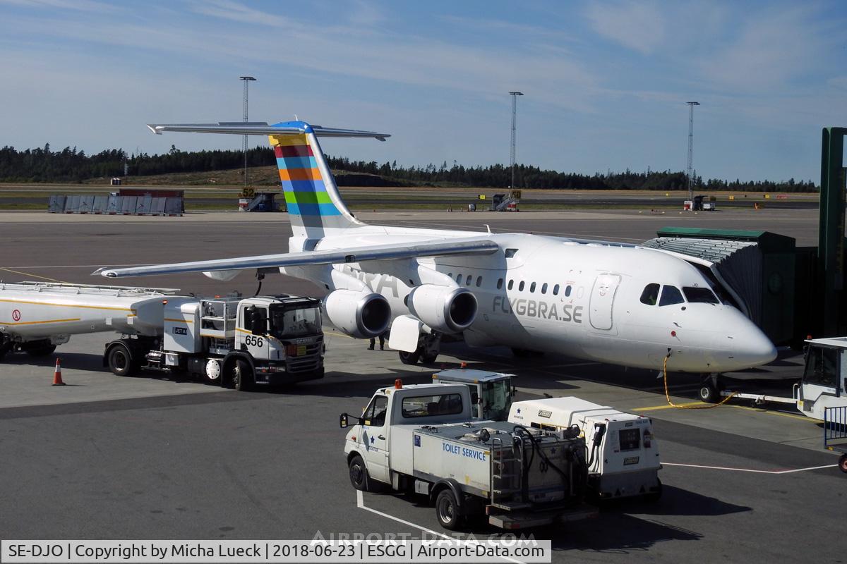 SE-DJO, 1992 British Aerospace BAe.146-200 C/N E2226, At Gothenburg