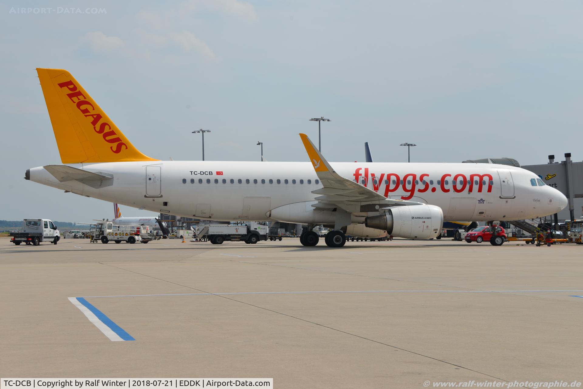 TC-DCB, 2013 Airbus A320-214 C/N 5902, Airbus A320-214 - H9 PGT Pegasus - 5902 - TC-DCB - 21.07.2018 - CGN