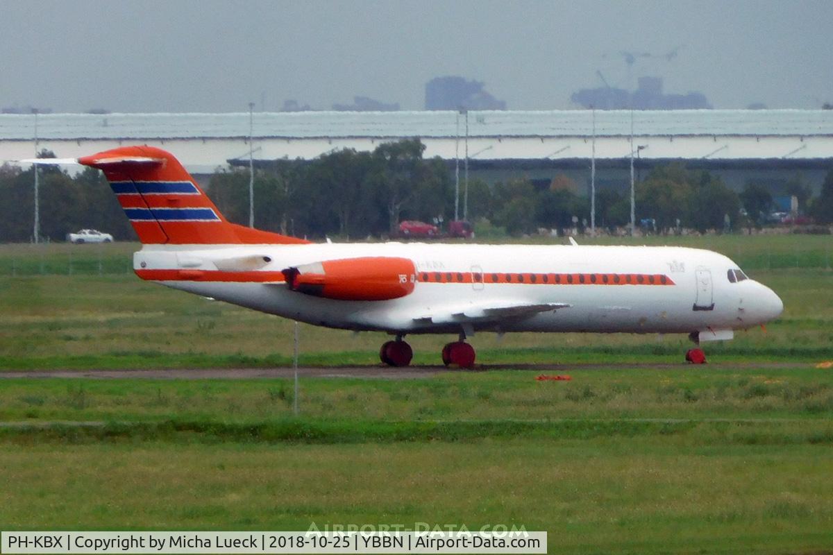 PH-KBX, 1996 Fokker 70 (F-28-0070) C/N 11547, At Brisbane