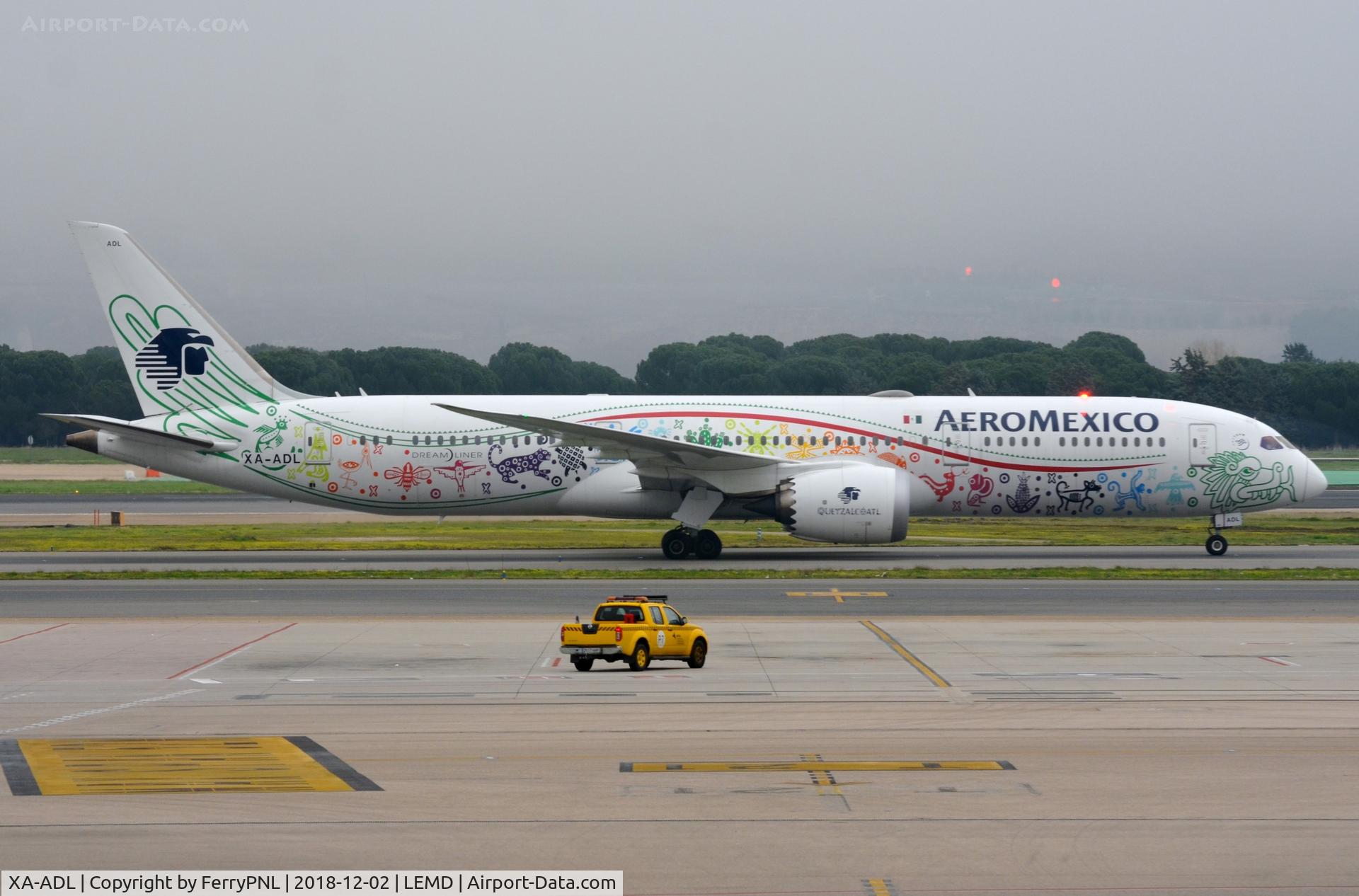 XA-ADL, 2016 Boeing 787-9 Dreamliner C/N 43859, Arrival of Aeromexico B789