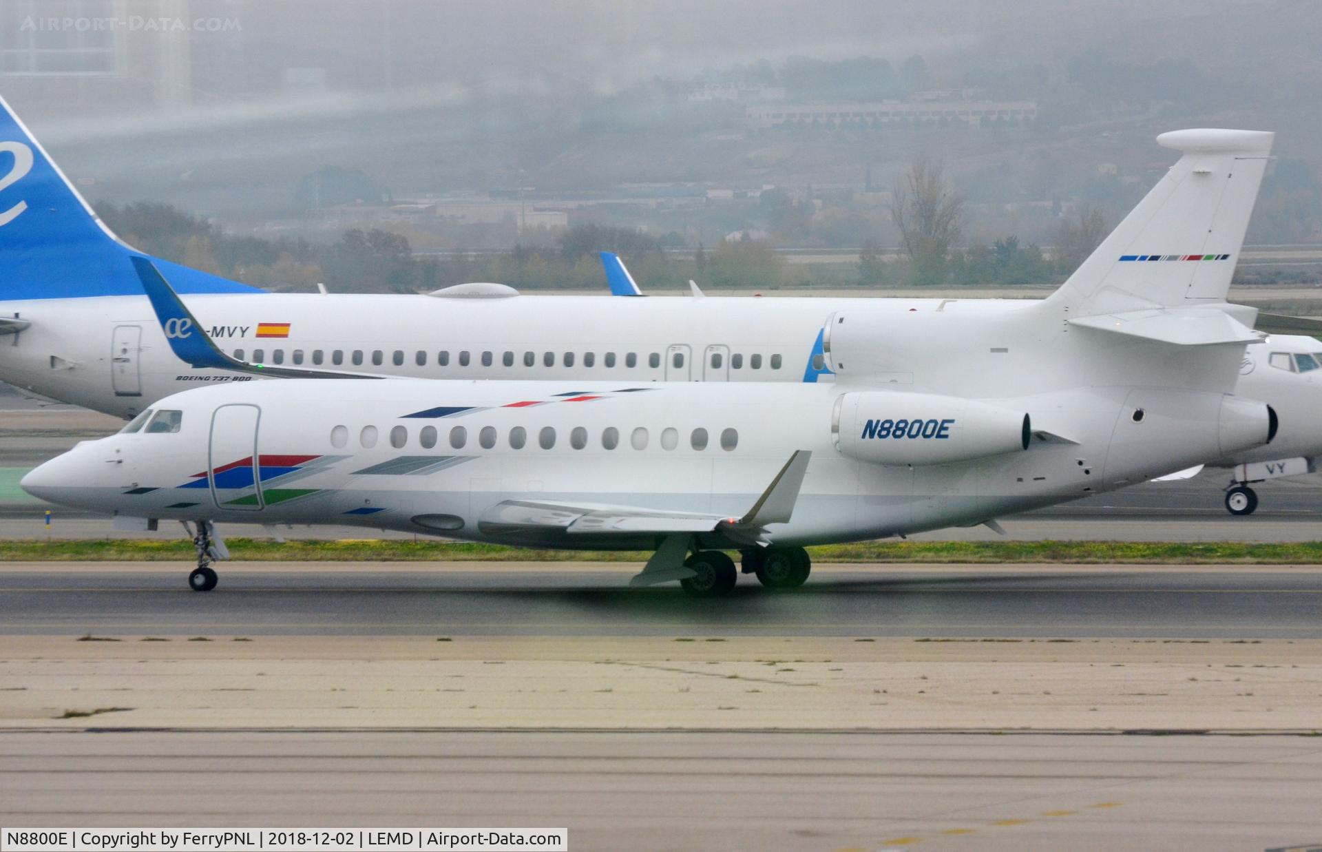 N8800E, 2013 Dassault Falcon 7X C/N 210, Emerson Electric DA7X still in VW outfit.