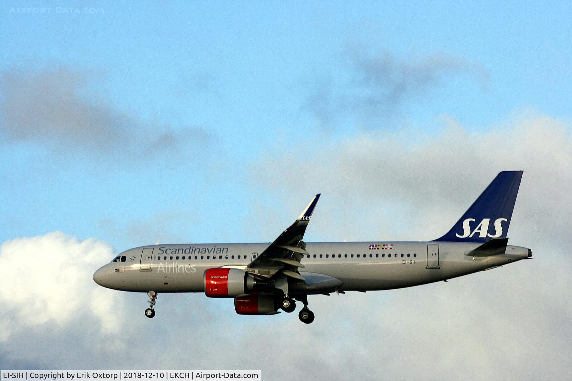 EI-SIH, 2018 Airbus A320-251N C/N 8551, EI-SIH landing rw 22L