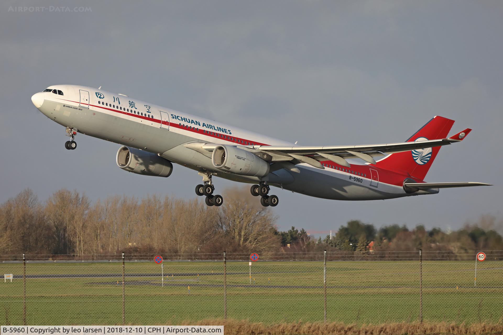 B-5960, 2014 Airbus A330-343 C/N 1579, Copenhagen 10.12.2018