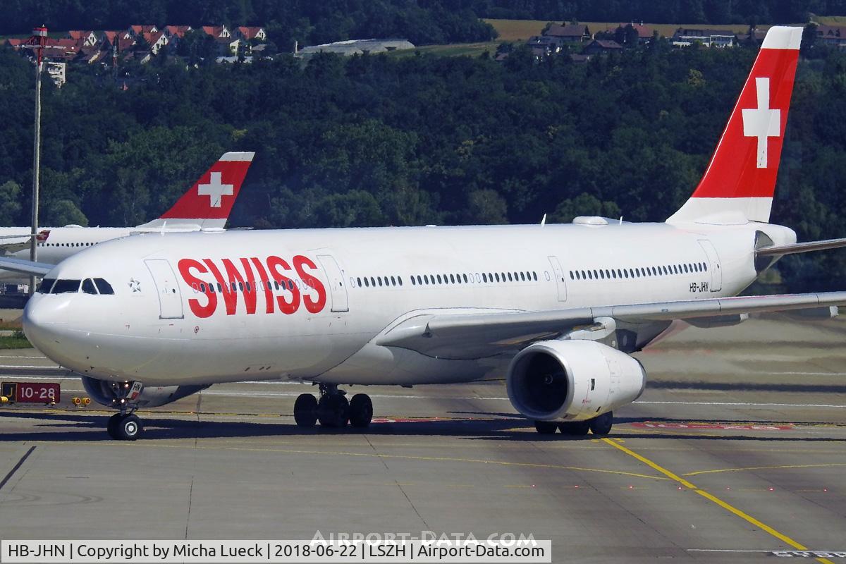 HB-JHN, 2013 Airbus A330-343X C/N 1403, At Zurich