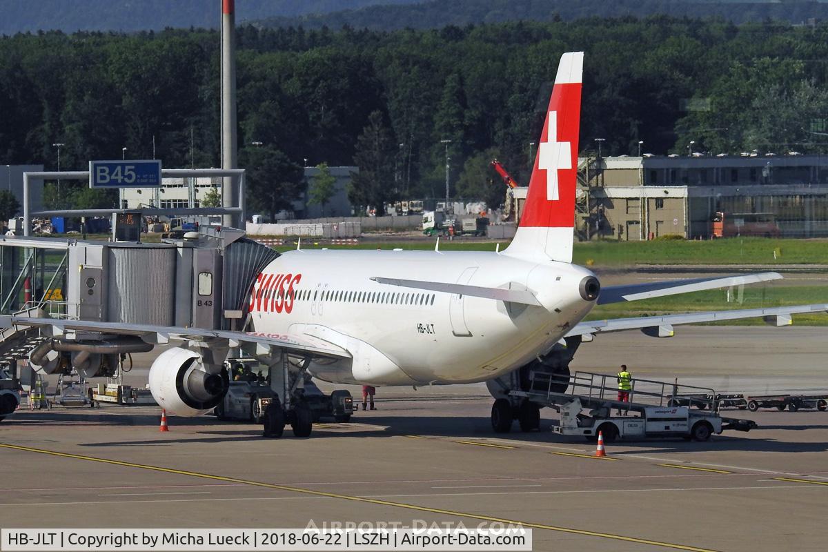 HB-JLT, 2013 Airbus A320-214 C/N 5518, At Zurich