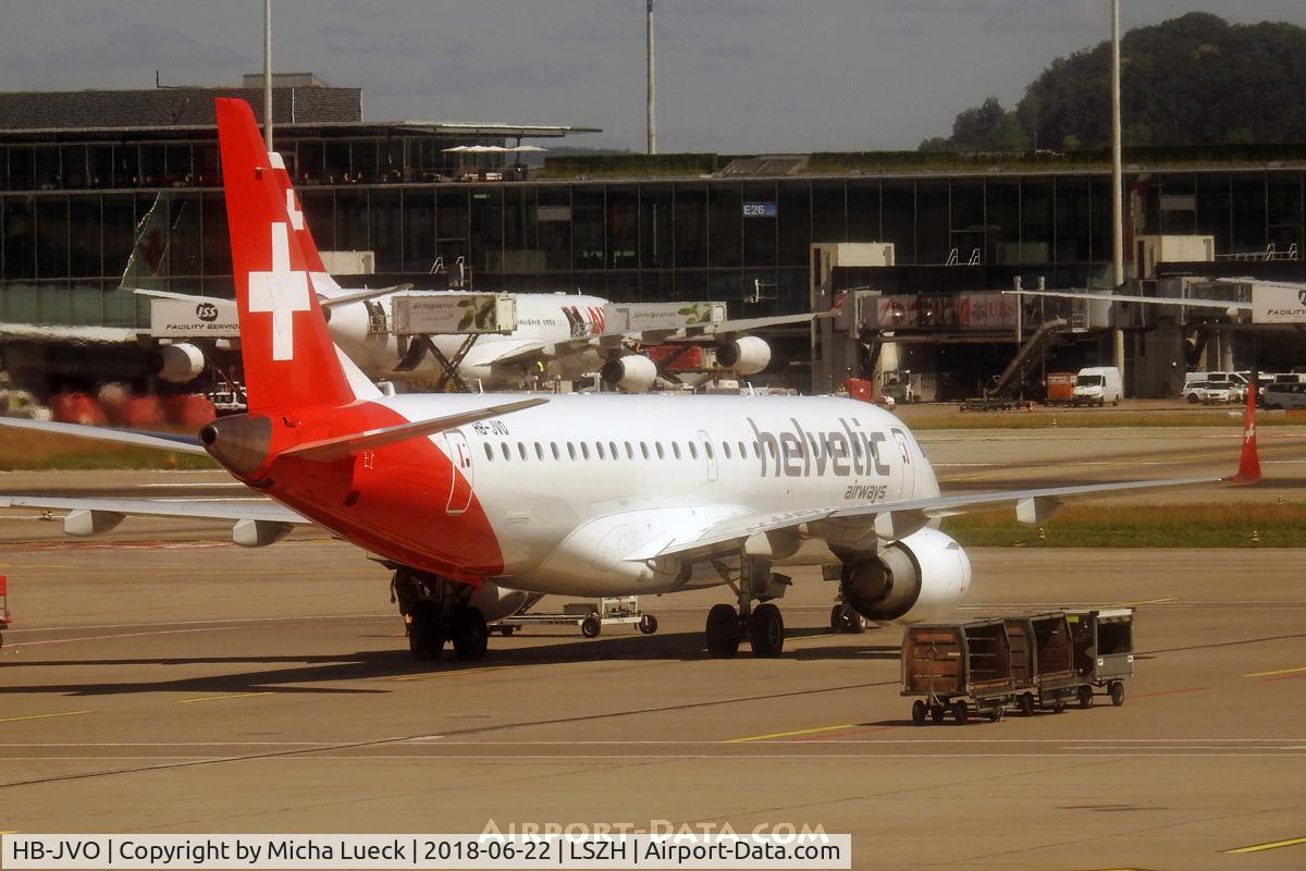 HB-JVO, 2009 Embraer 190LR (ERJ-190-100LR) C/N 19000294, At Zurich