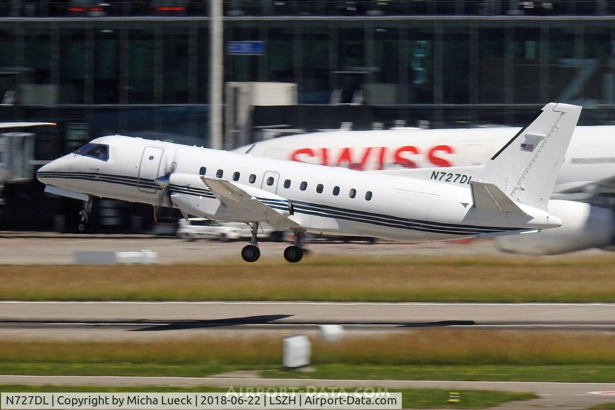 N727DL, 1985 Saab-Fairchild SF340A C/N 340A-036, At Zurich