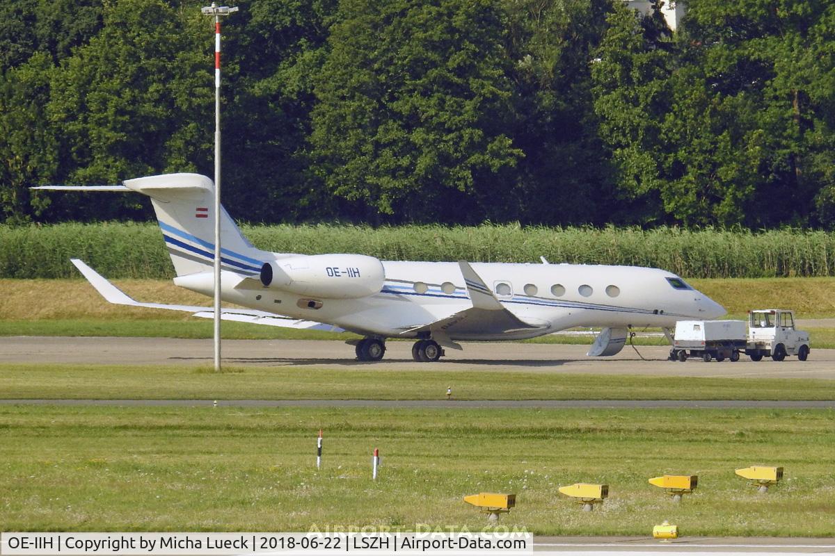 OE-IIH, 2015 Gulfstream G-VI (G650ER) C/N 6134, At Zurich