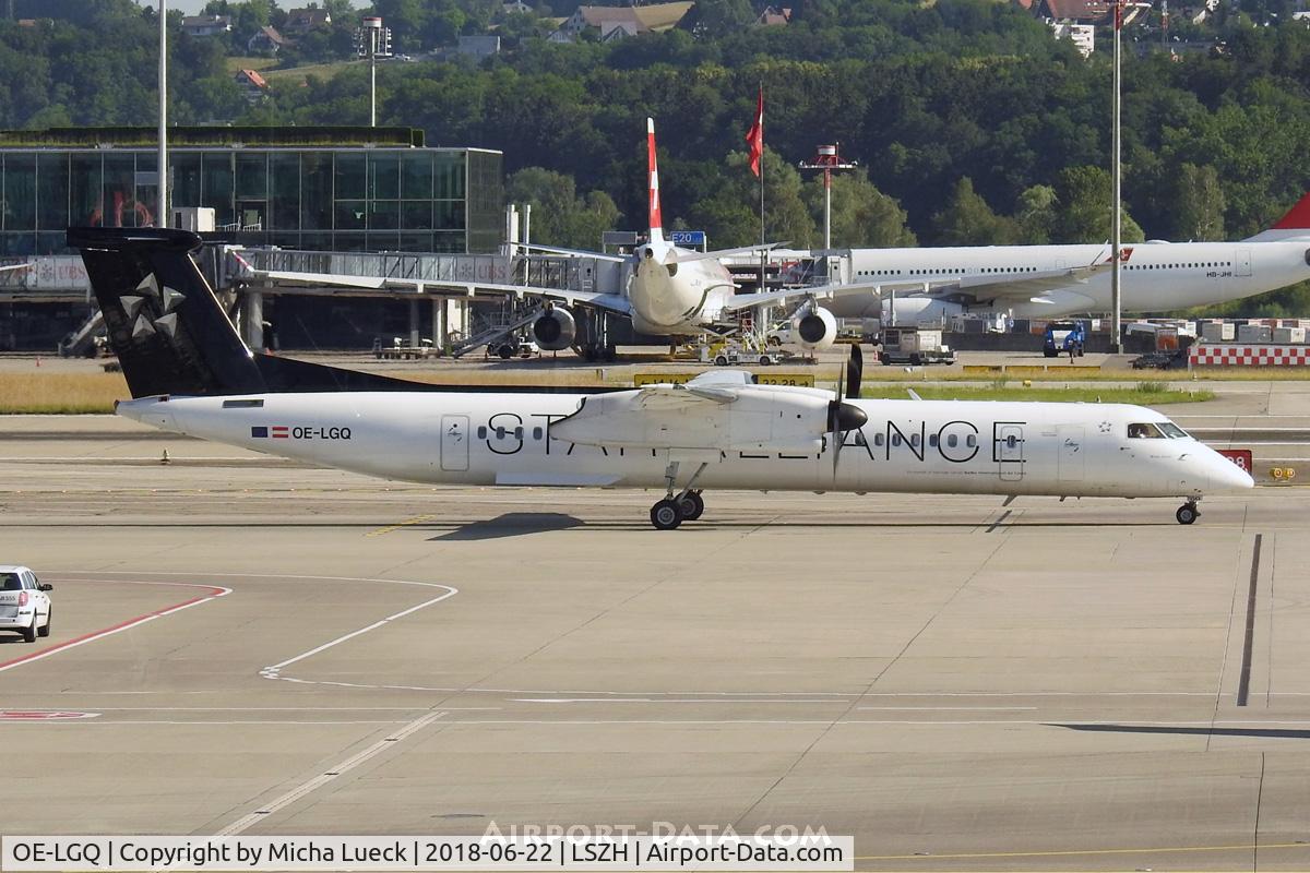 OE-LGQ, 1998 De Havilland Canada DHC-8-402 Dash 8 Dash 8 C/N 4003, At Zurich