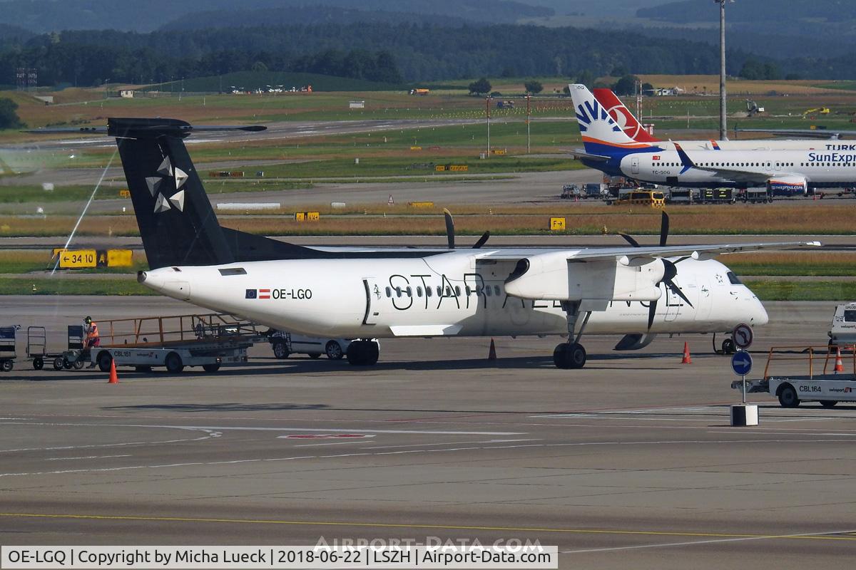 OE-LGQ, 1998 De Havilland Canada DHC-8-402 Dash 8 Dash 8 C/N 4003, At Zurich