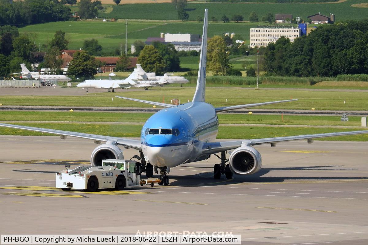 PH-BGO, 2011 Boeing 737-7K2 C/N 38126, At Zurich