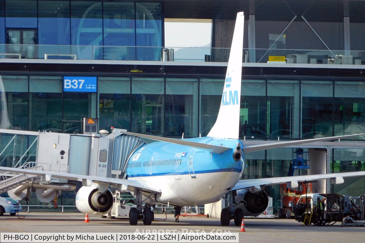 PH-BGO, 2011 Boeing 737-7K2 C/N 38126, At Zurich