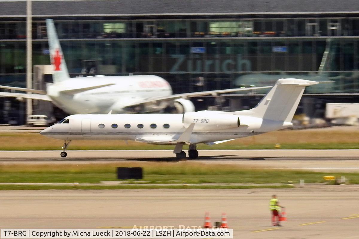 T7-BRG, 2013 Gulfstream Aerospace GIV-X (G450) C/N 4295, At Zurich