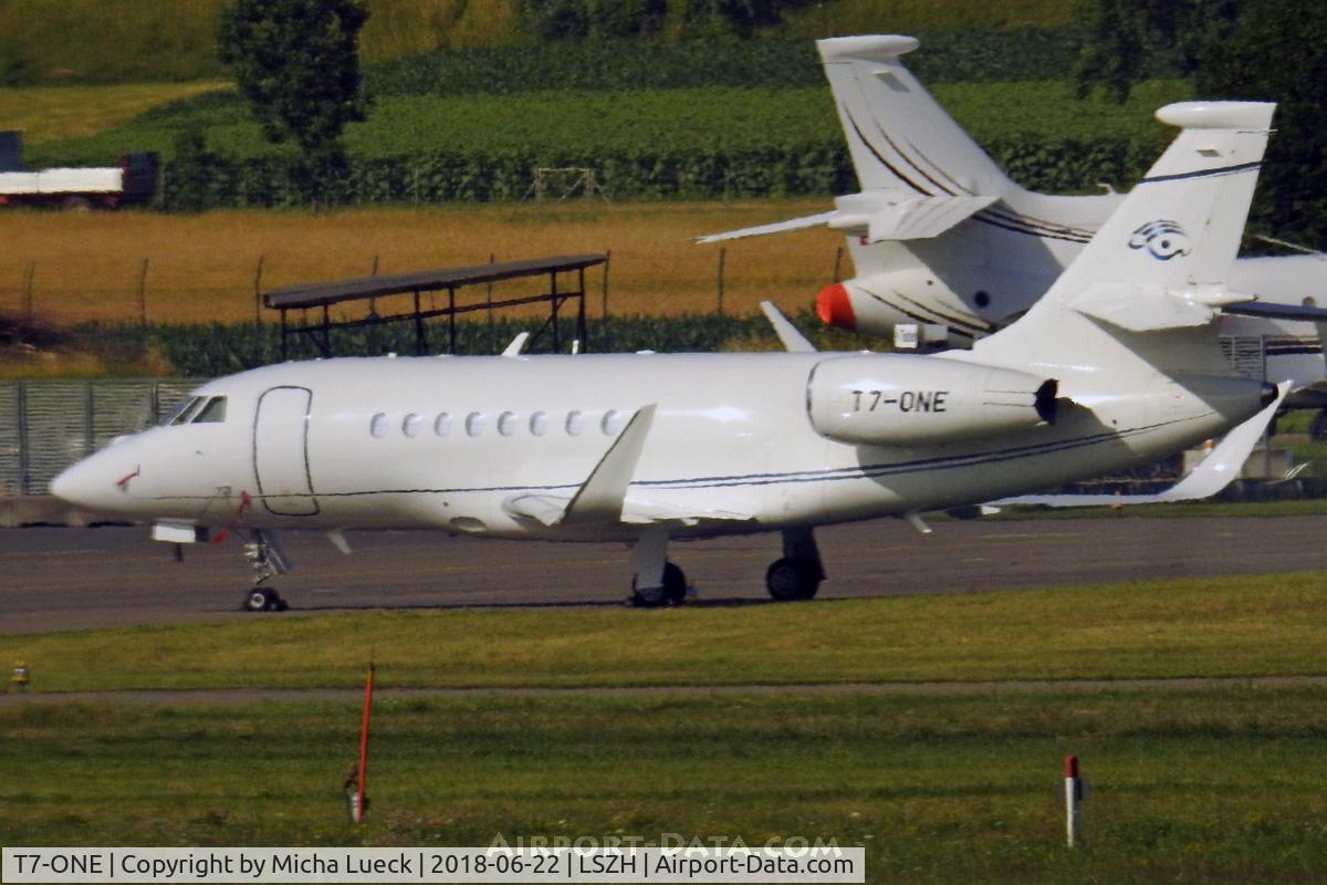 T7-ONE, 2011 Dassault Falcon 2000EX C/N 220, At Zurich