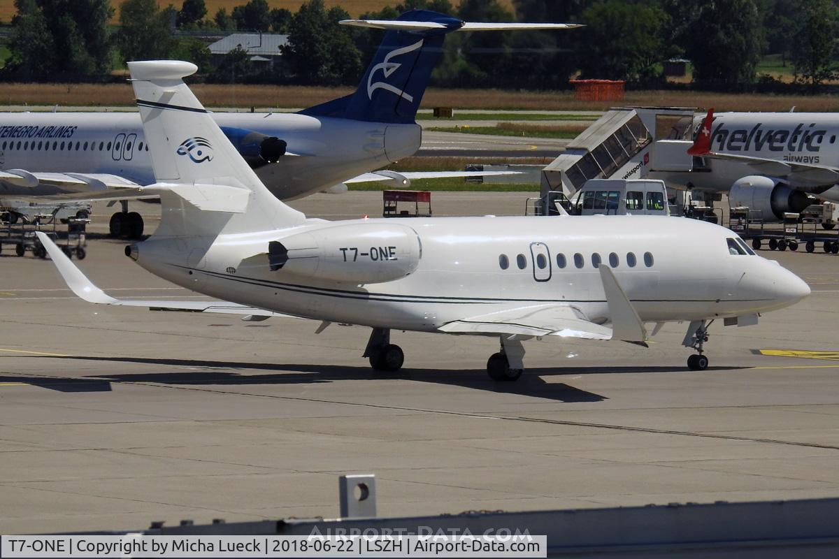 T7-ONE, 2011 Dassault Falcon 2000EX C/N 220, At Zurich