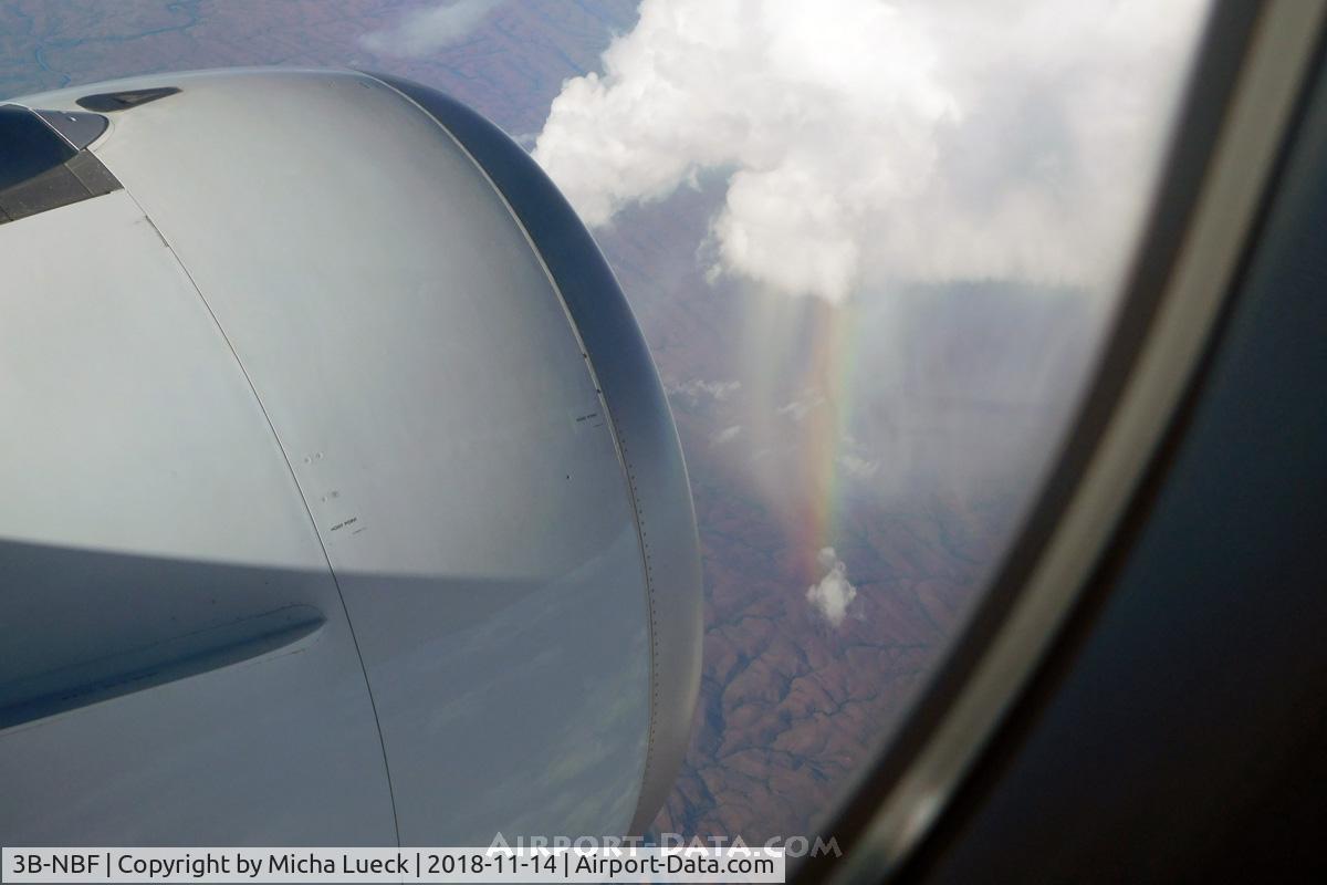 3B-NBF, 2001 Airbus A319-112 C/N 1592, Rainbow (JNB-MRU)