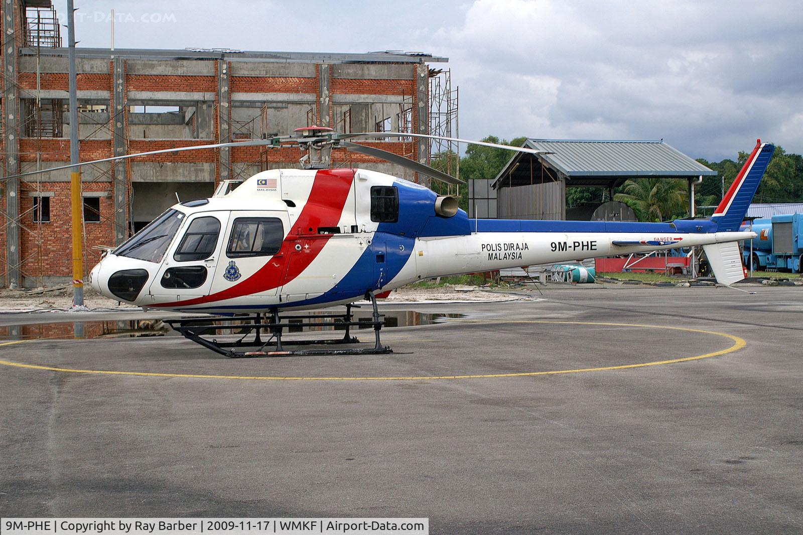 9M-PHE, 1997 Eurocopter AS-355N Ecureuil 2 C/N 5617, 9M-PHE   Eurocopter AS.355N Ecureuil II [5617] (Malaysian Police/Polis Diraja Malaysia) Kuala Lumpur (Sungai Besi-Simpang)~9M 17/11/2009