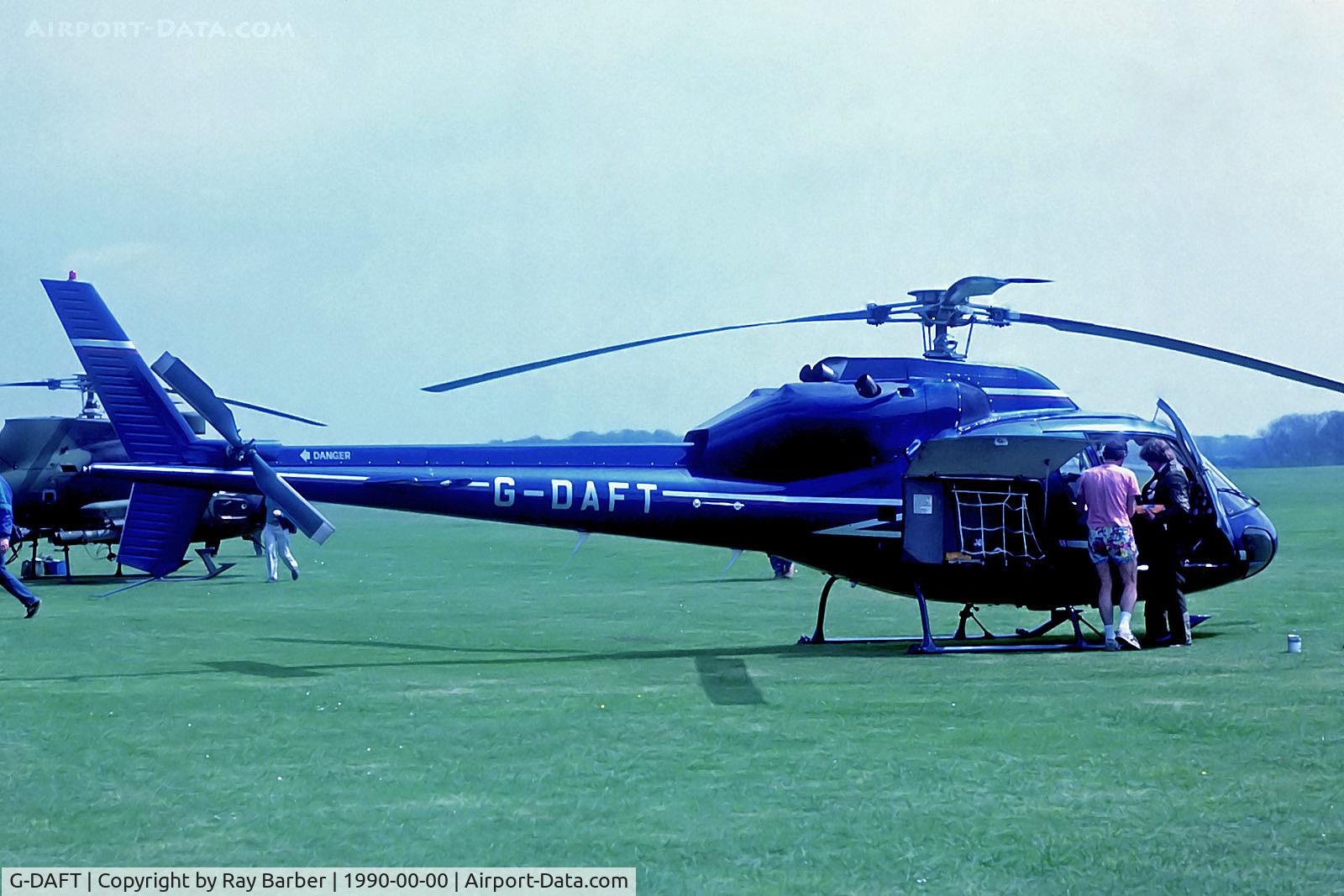 G-DAFT, 1987 Aerospatiale AS-355F-2 Ecureuil 2 C/N 5364, G-DAFT   Aerospatiale AS.355F2 Ecureuil II [5364] (Place & Date unknown) @ 1990