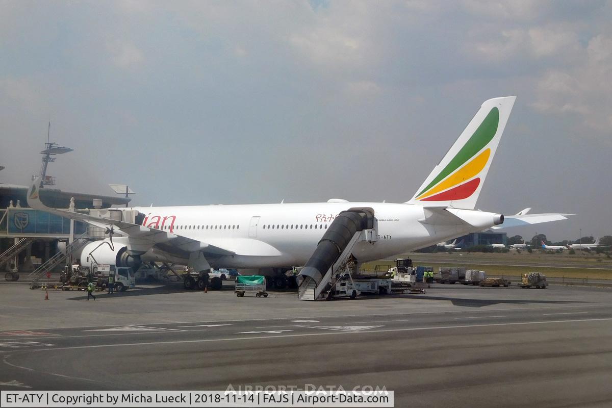 ET-ATY, 2017 Airbus A350-941 C/N 089, At O.R. Tambo