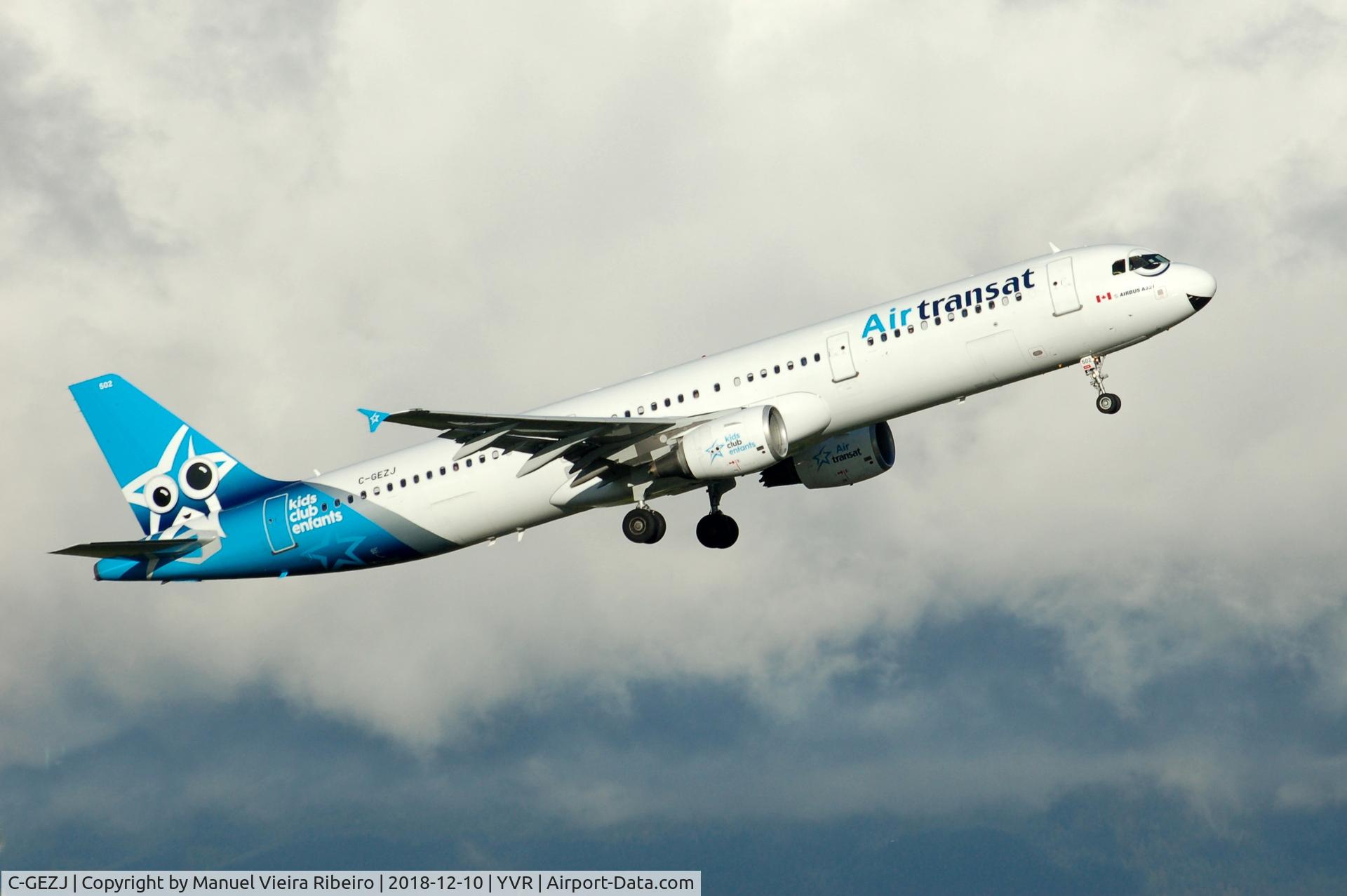 C-GEZJ, 2009 Airbus A321-211 C/N 4148, departure to Toronto