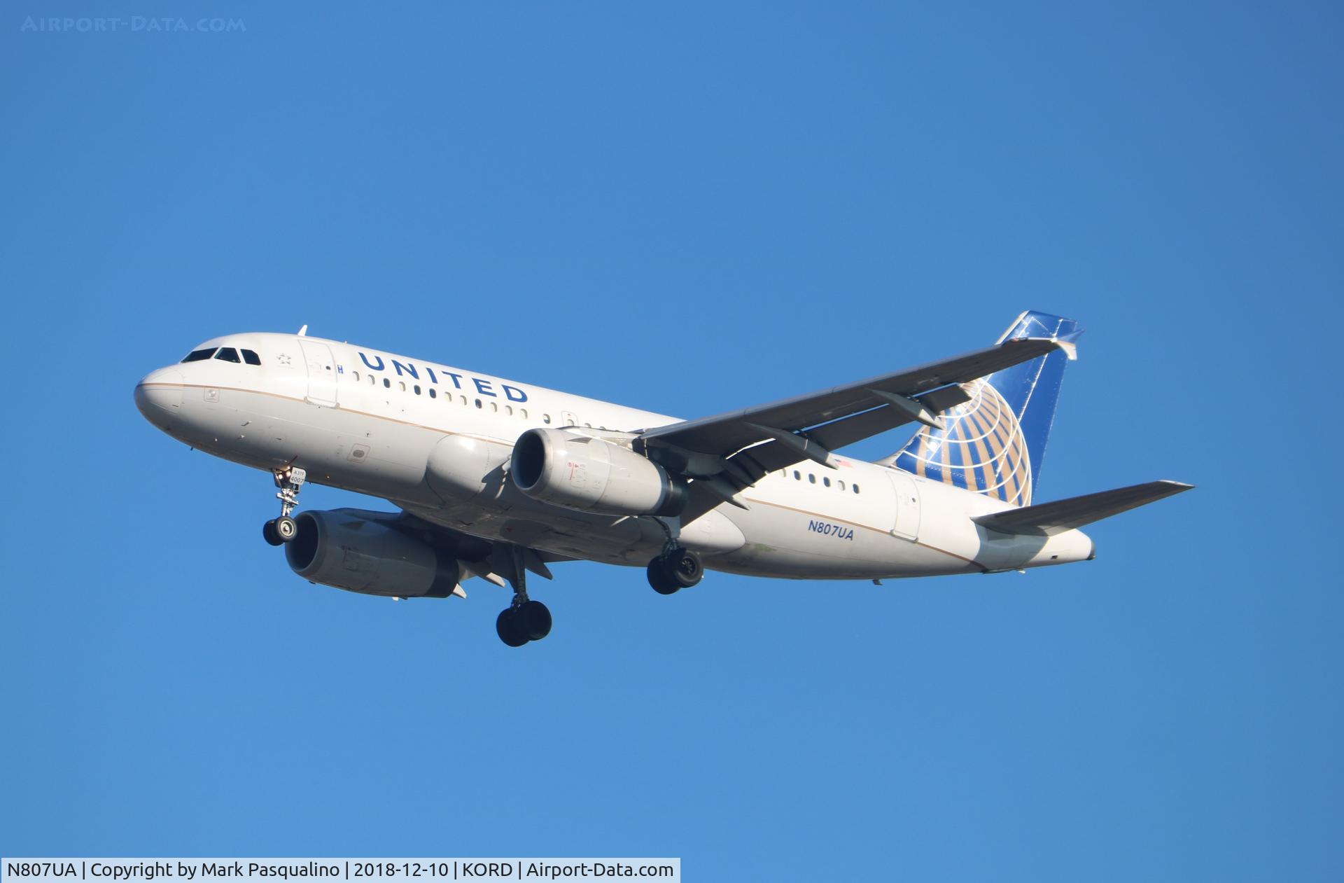 N807UA, 1998 Airbus A319-131 C/N 798, Airbus A319-131