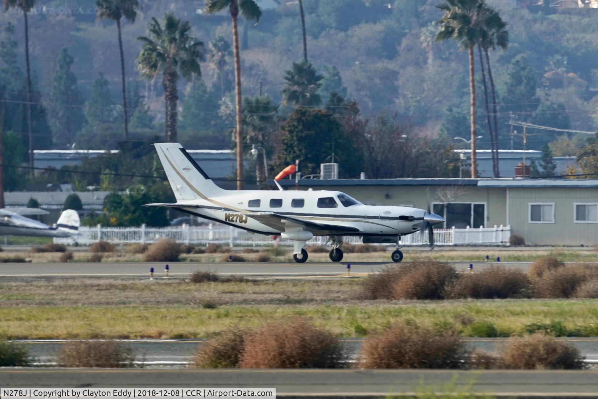 N278J, 2002 Piper PA-46-500TP Malibu Meridian C/N 4697127, Buchanan Field Concord California 2018.